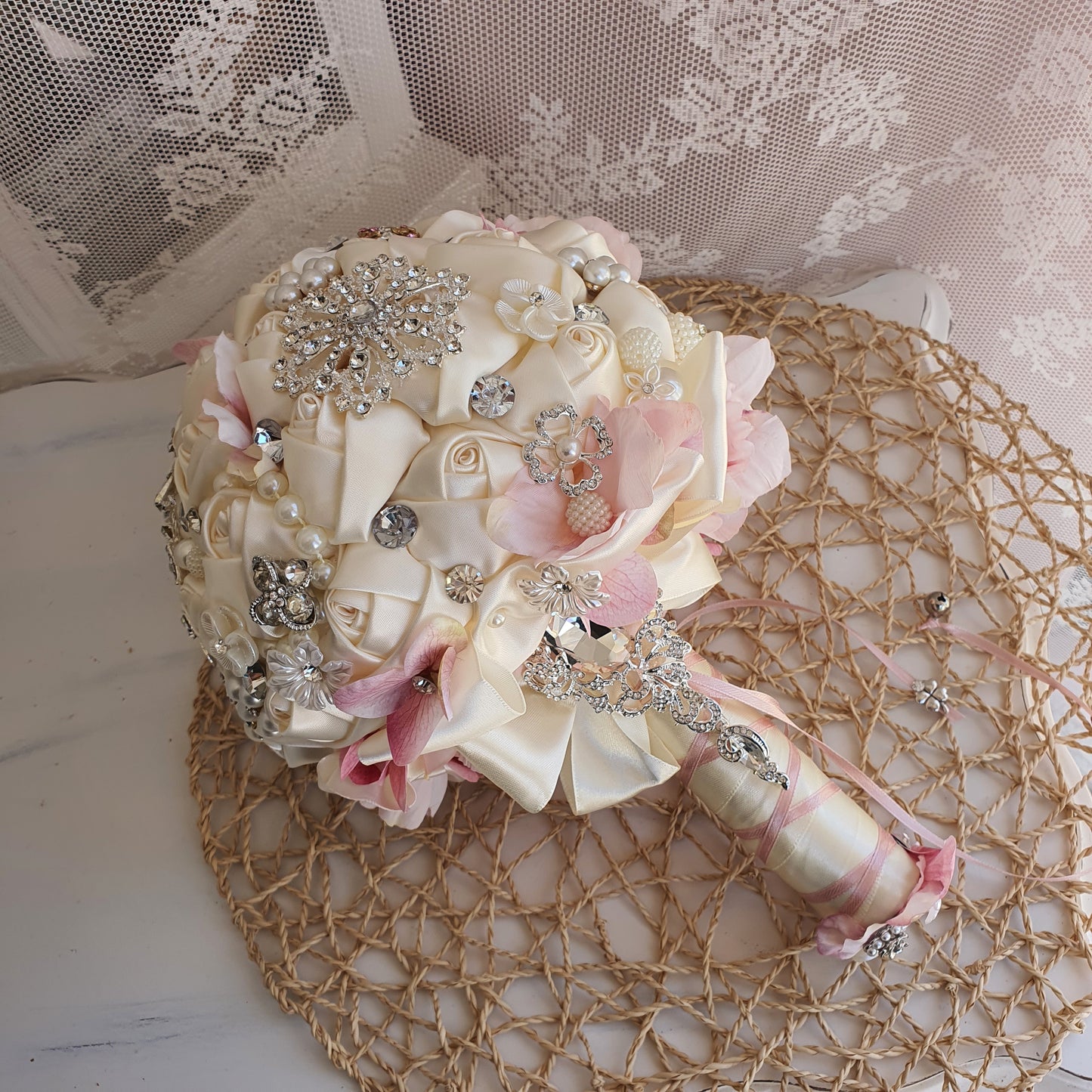 Eternal blush bridal bouquet