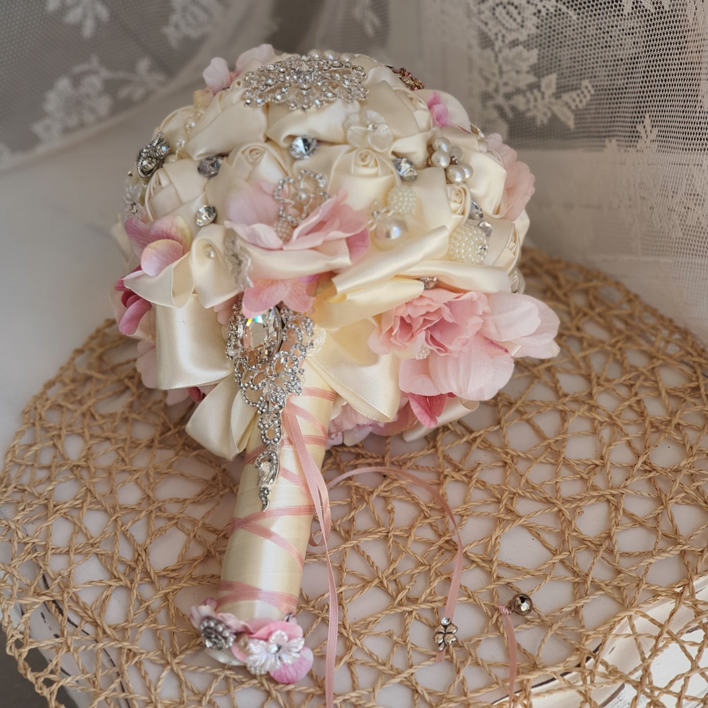 Eternal blush bridal bouquet