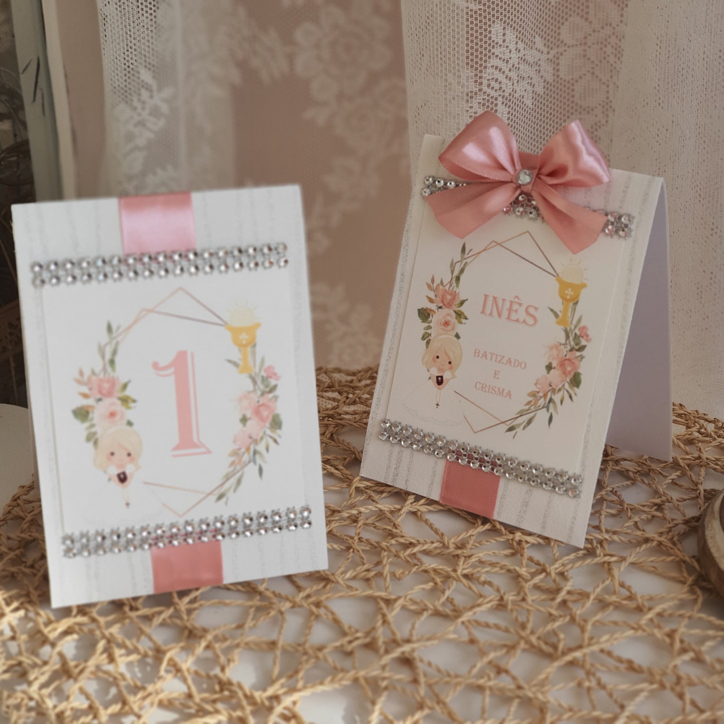 Mel's Flowers Table Marker