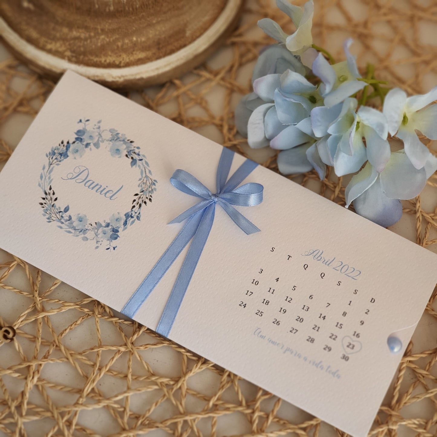 Convite sweet blue