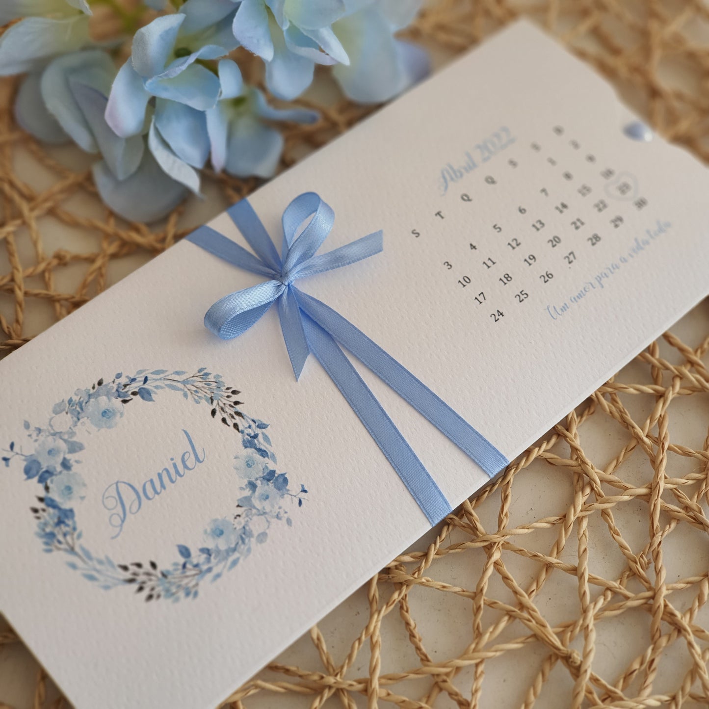 Convite sweet blue