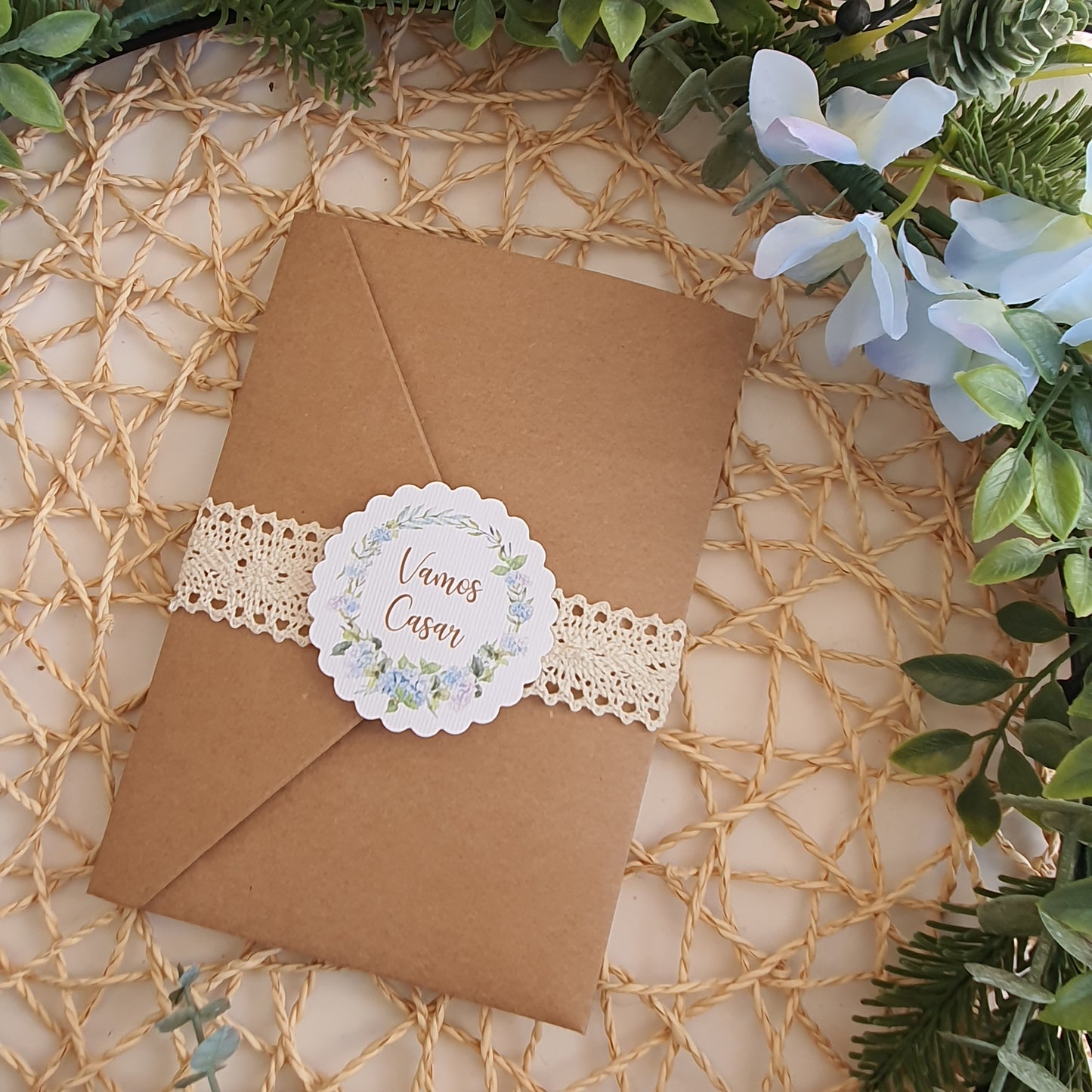 Convite Pocket LOVE Hortenses ♡