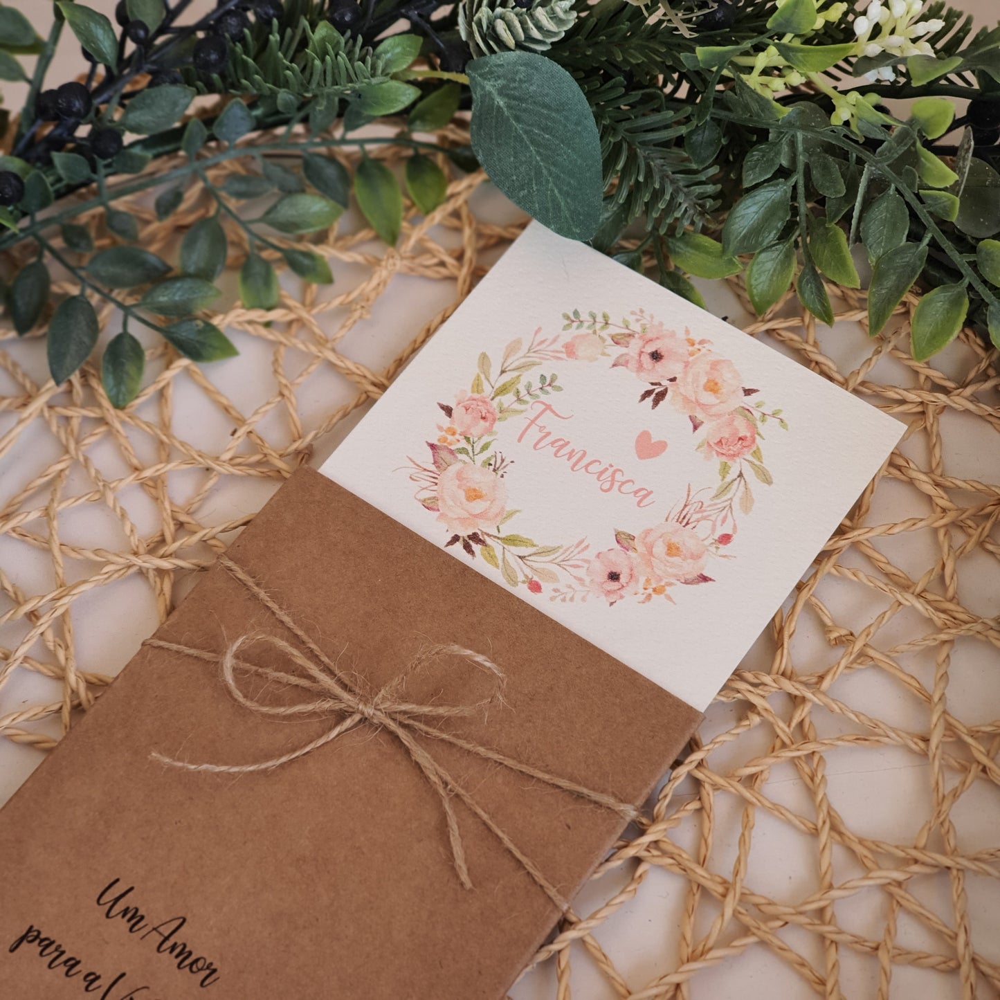 Convite vintage sweet Francisca