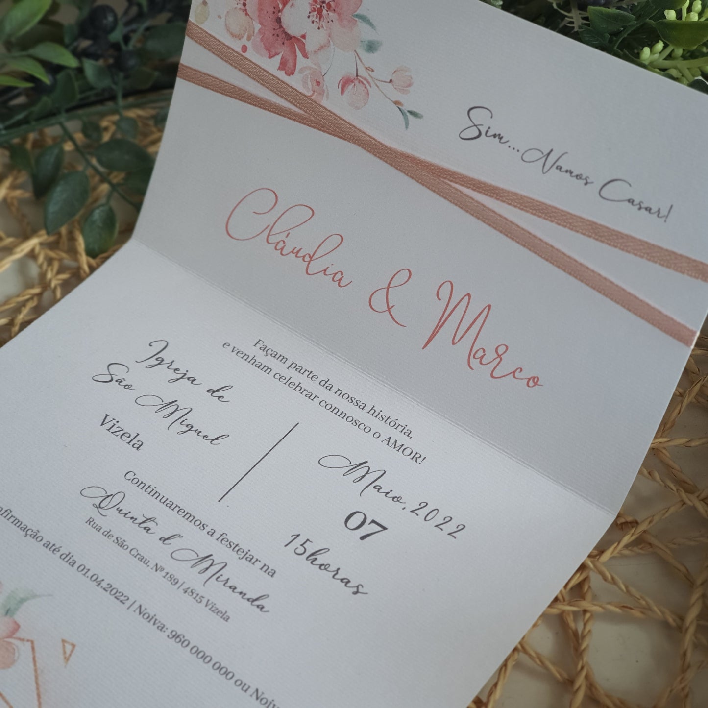 Convite sakura low cost