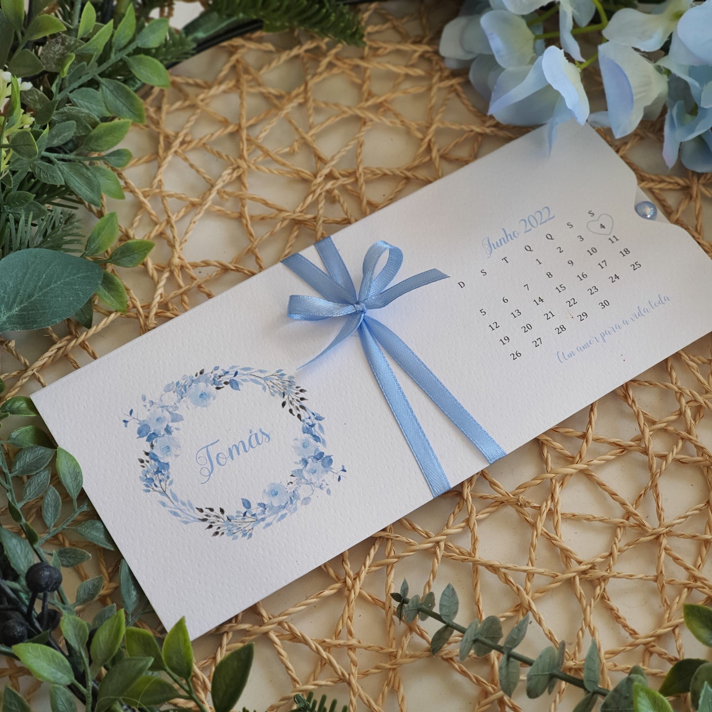 Convite sweet blue