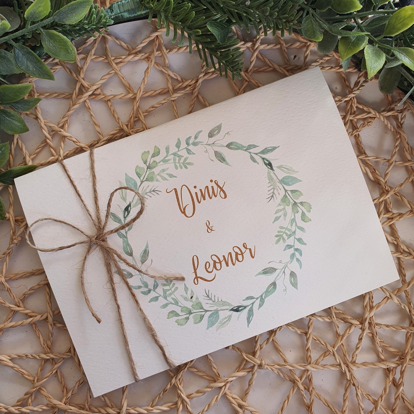 Invitation nature vintage