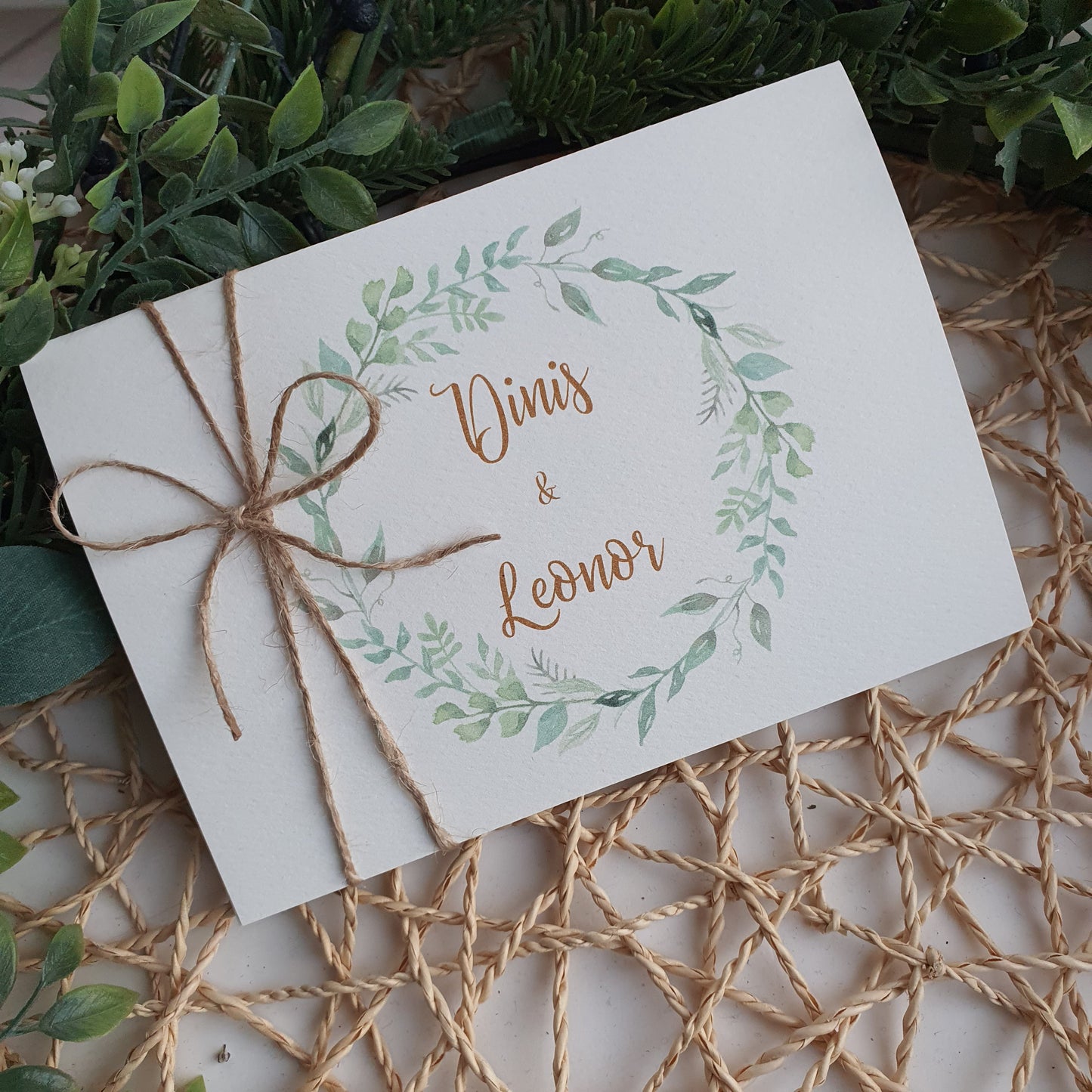 Invitation nature vintage