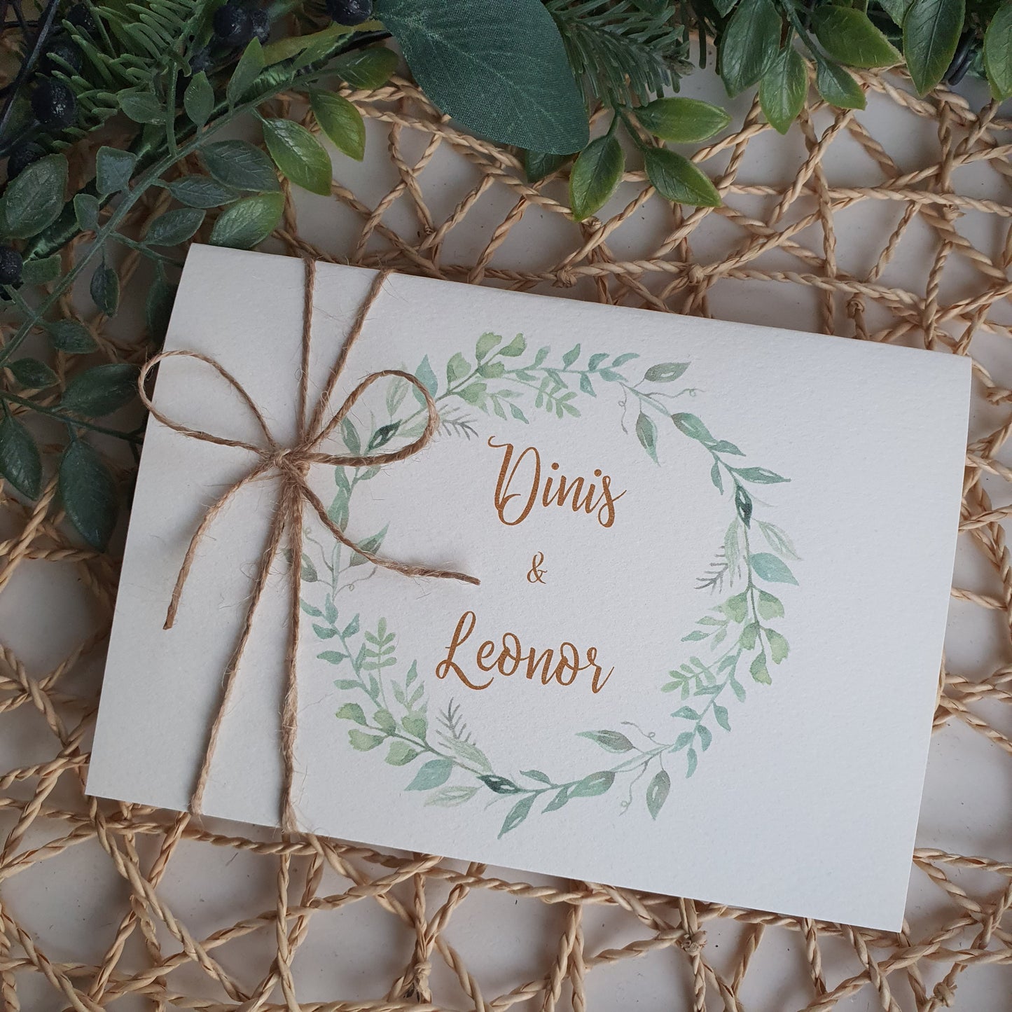Invitation nature vintage