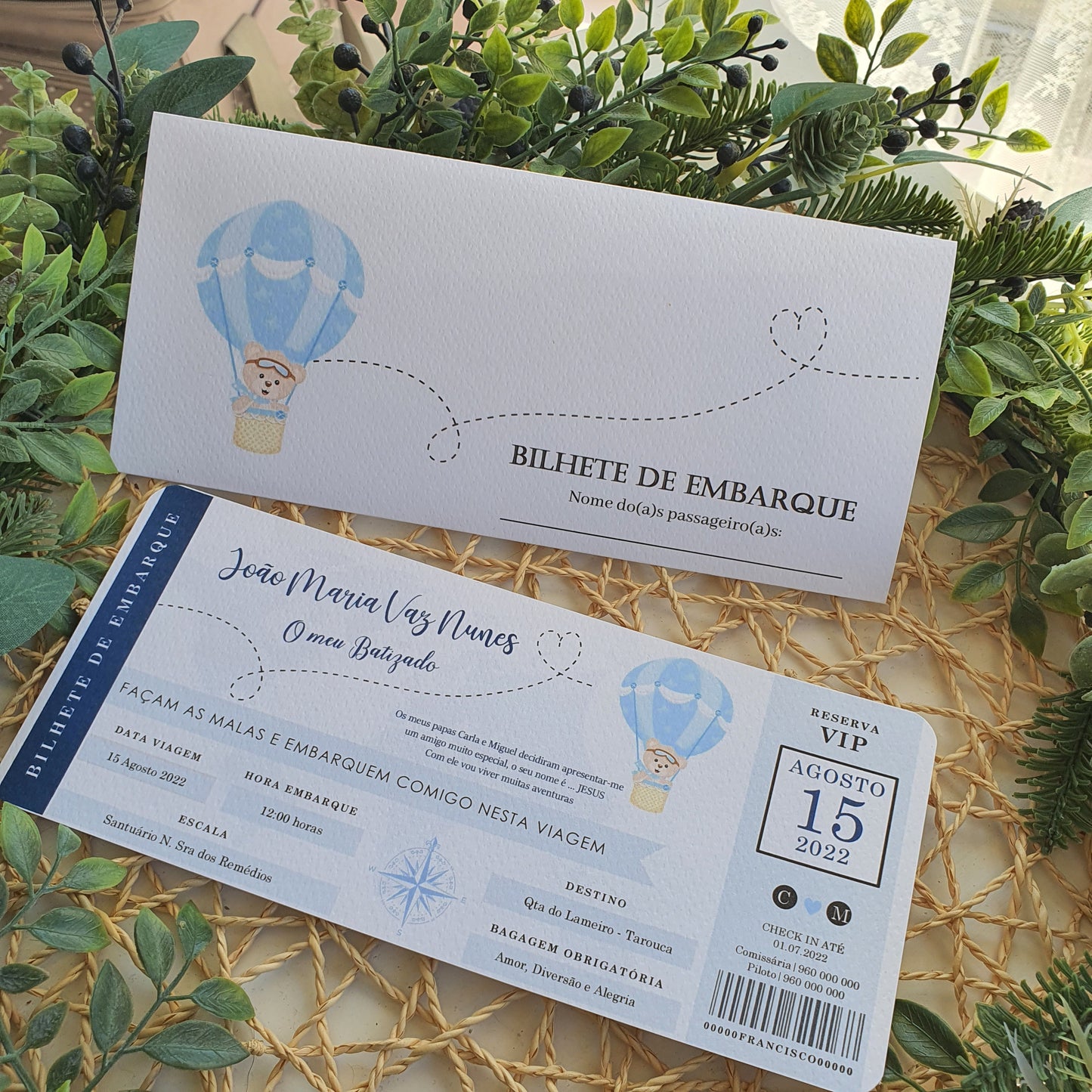 Invitation au ballon João Maria