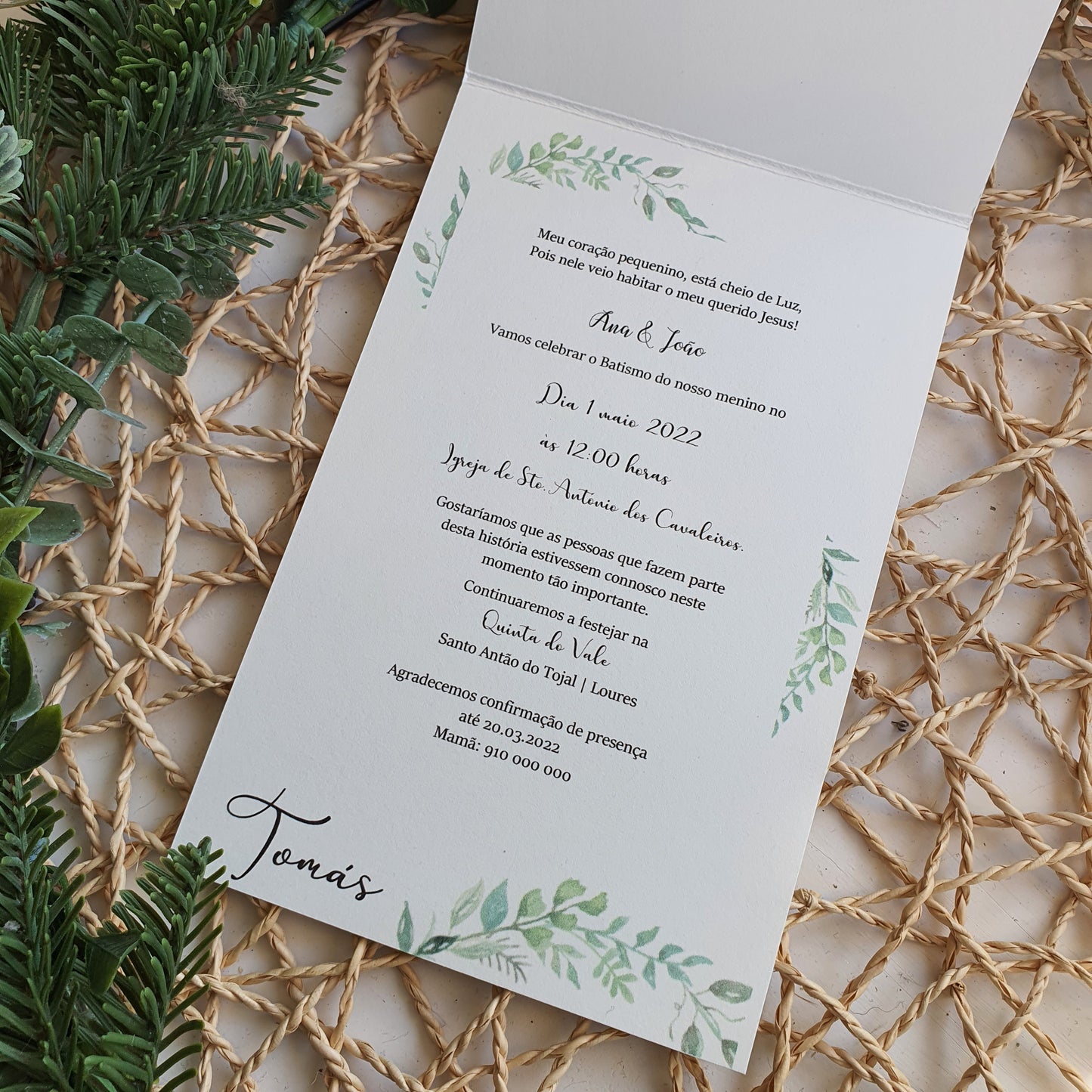 Invitation nature de Tomas
