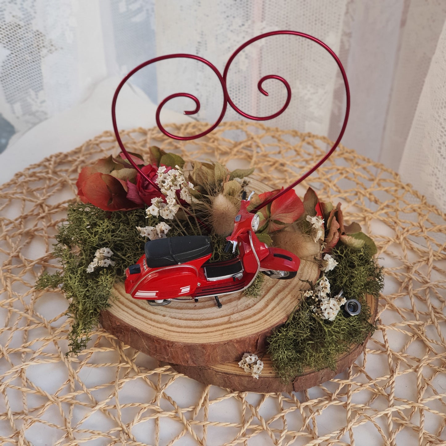 Vintage VESPA motorcycle ring holder