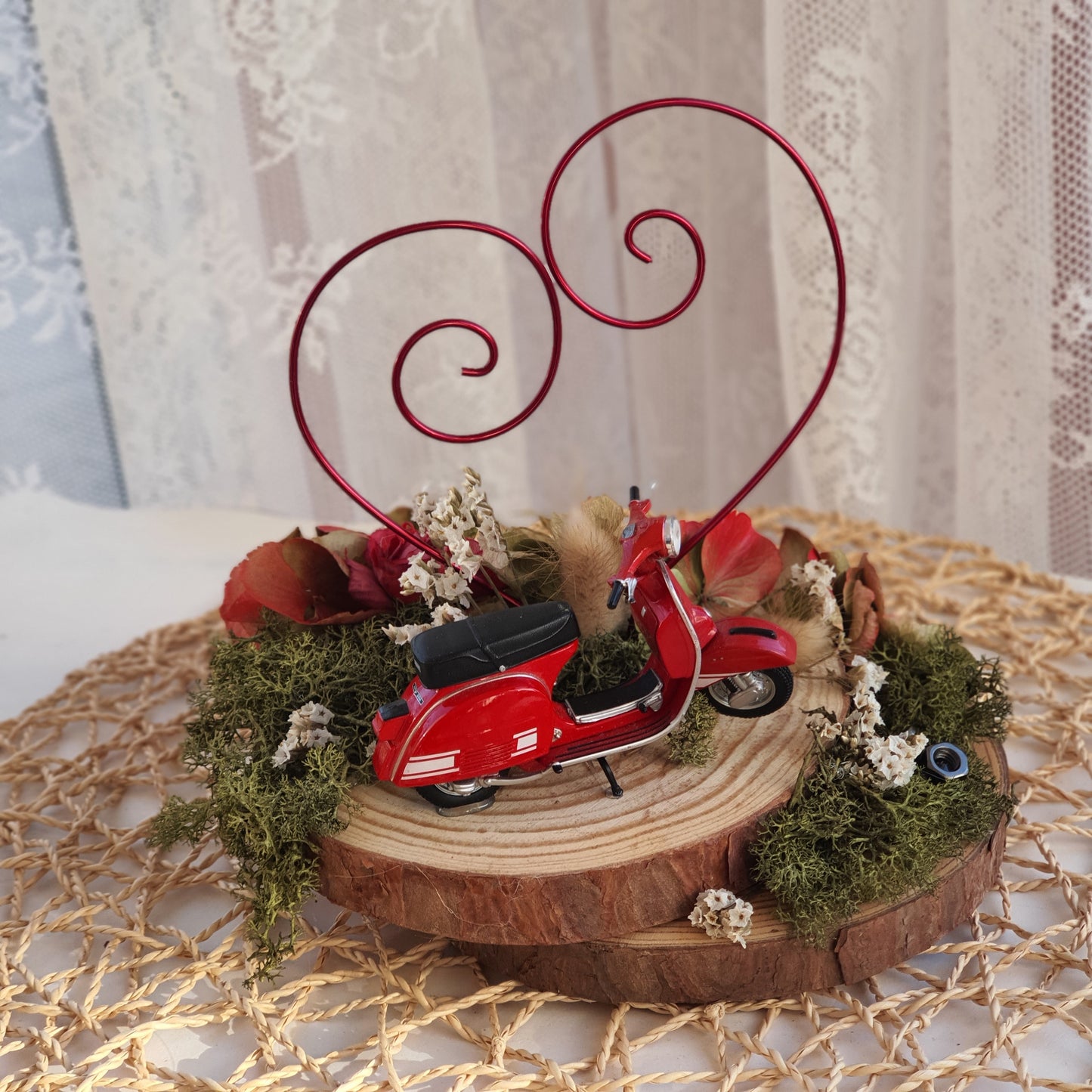 Vintage VESPA motorcycle ring holder