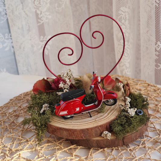 Porte-bague moto vintage VESPA