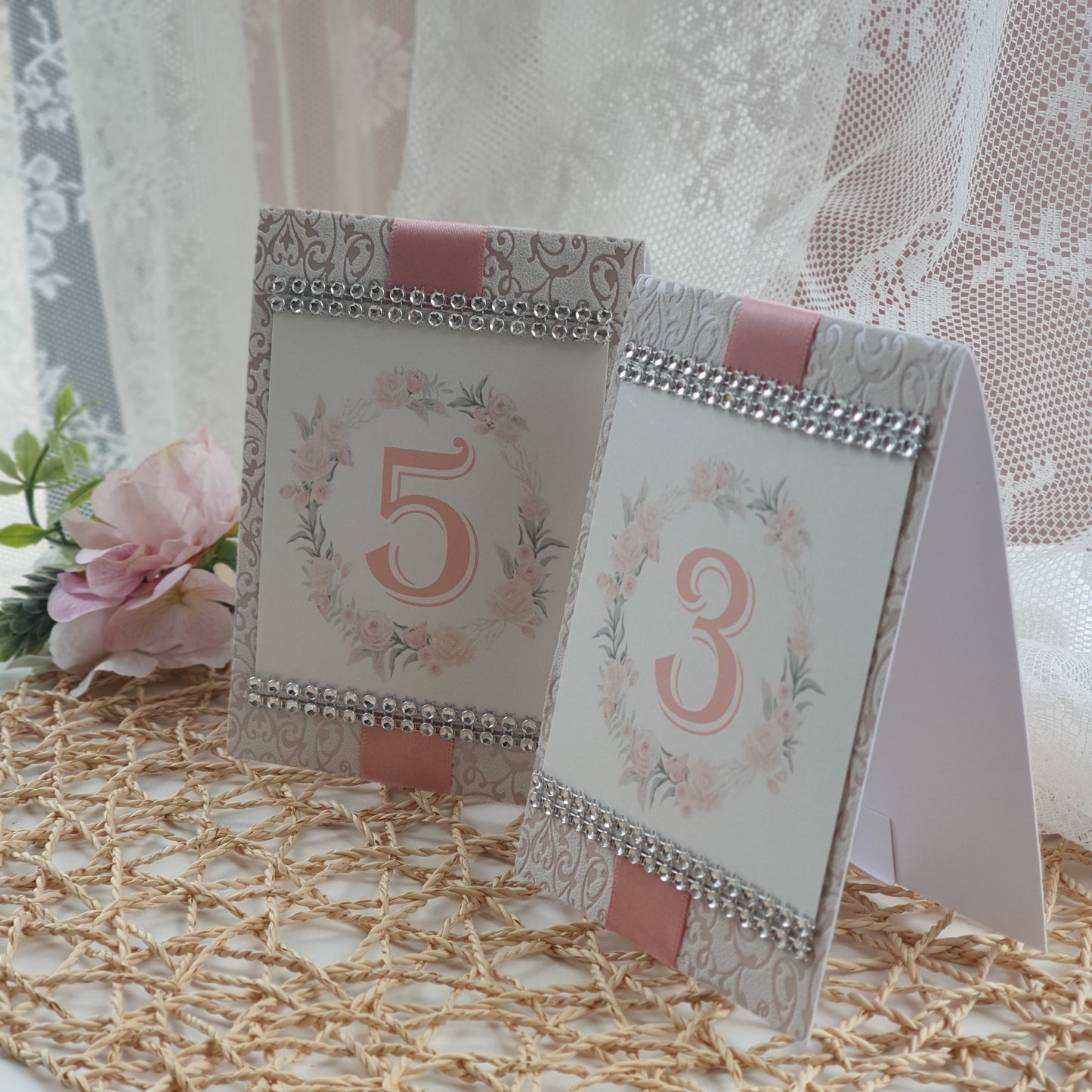 Marcador de mesa Flores da Ritinha