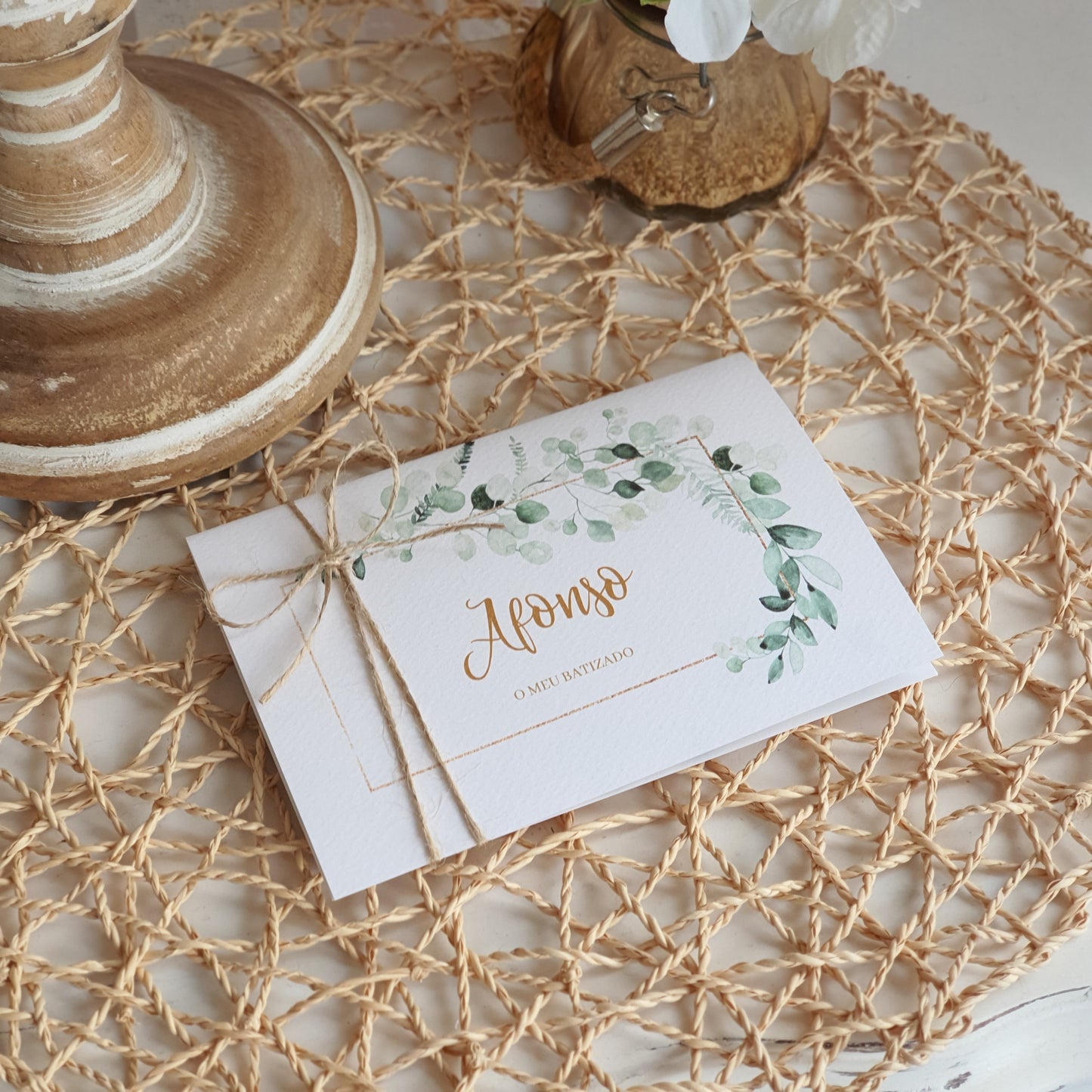 Invitation eucalyptus d'Afonso