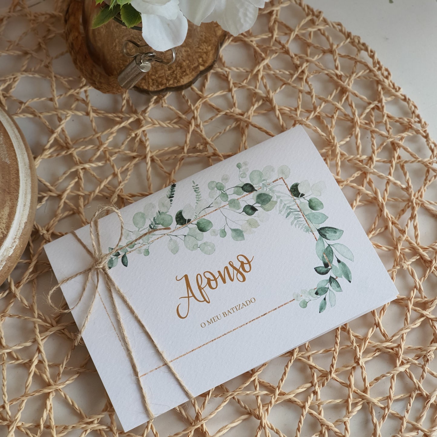 Invitation eucalyptus d'Afonso