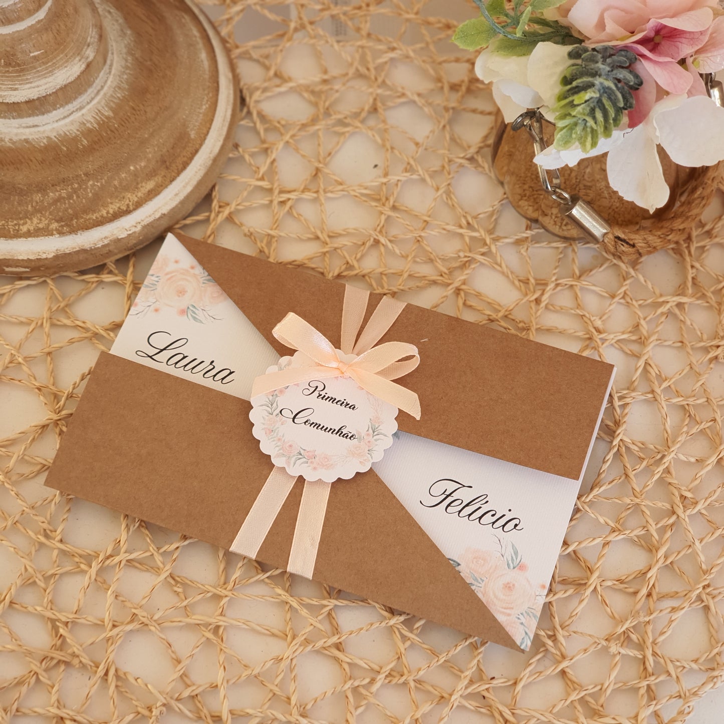 Invitation rustique Laura ♡