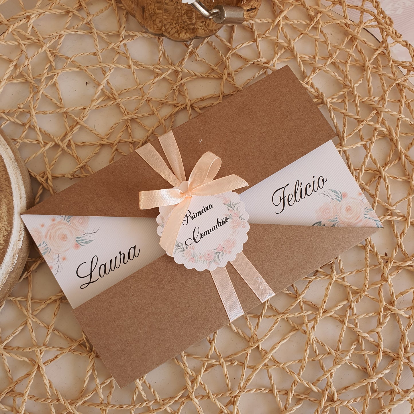 Invitation rustique Laura ♡