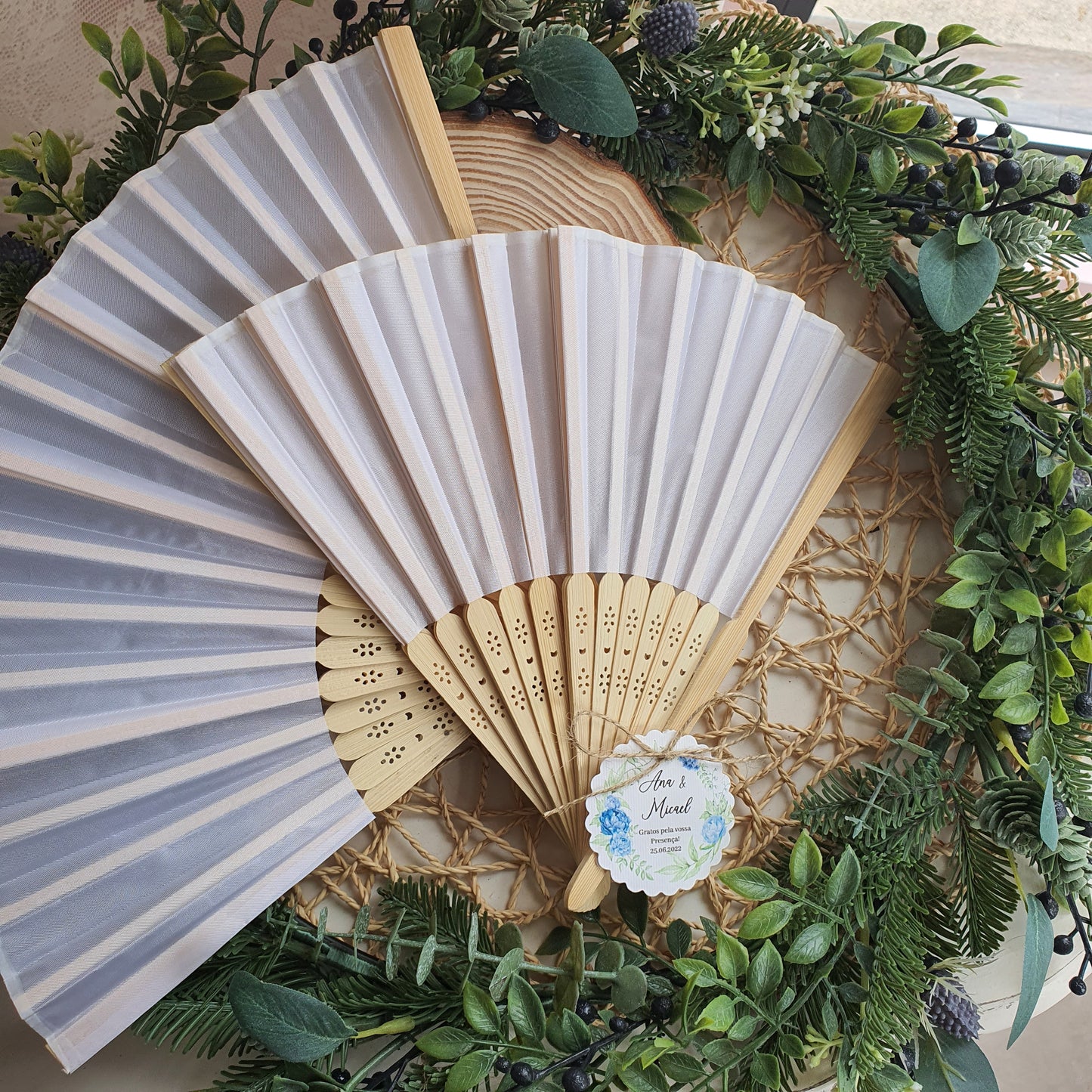Wooden fans