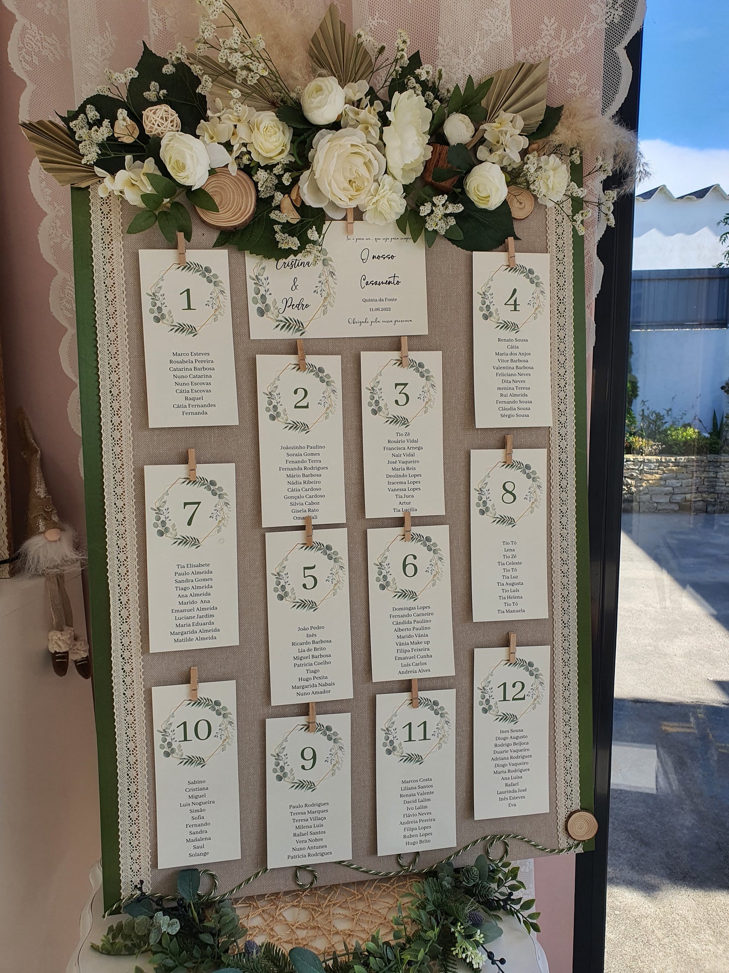 Placar vintage eucalipto