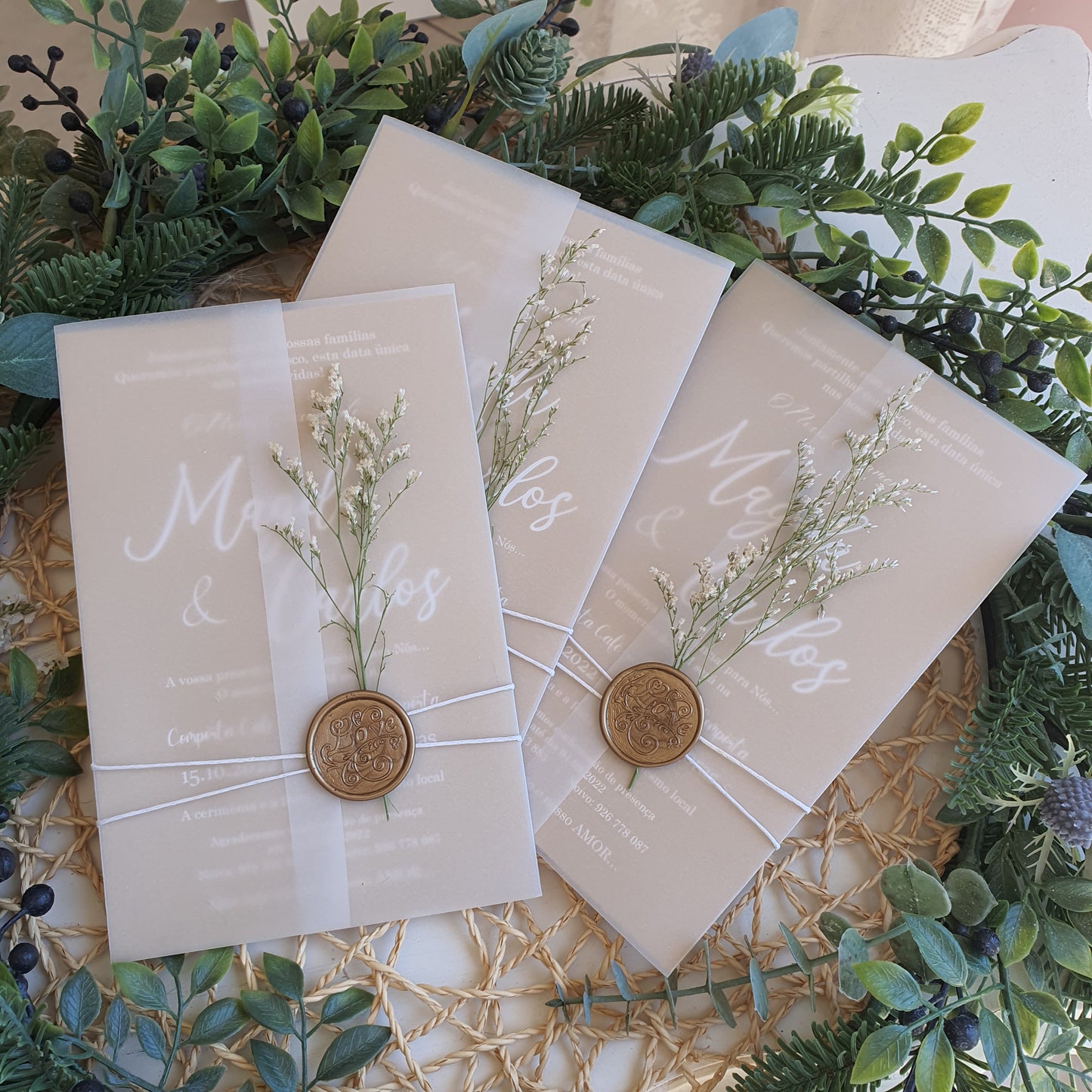 Convite lacre natureza