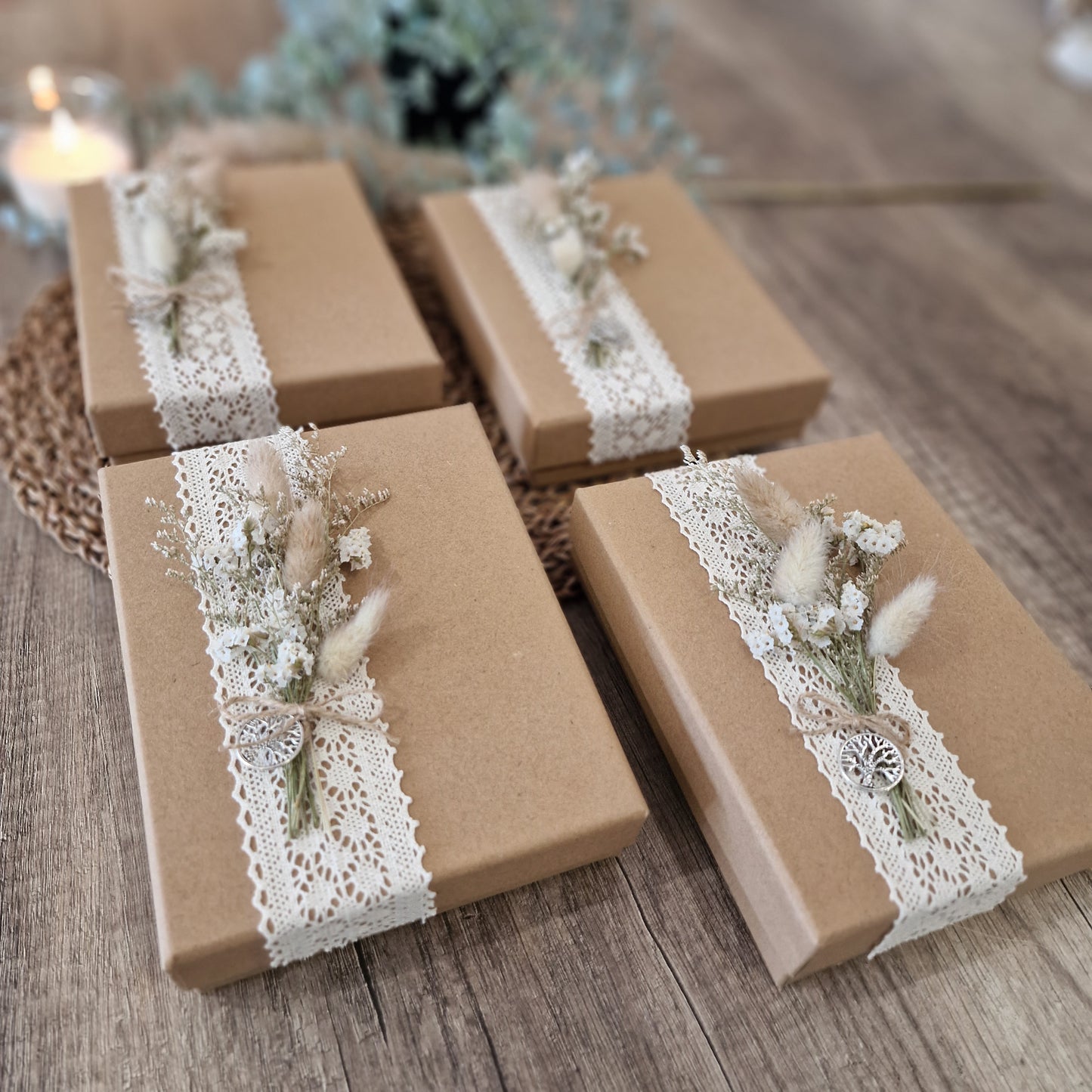 Coffret d'invitation spécial garçons d'honneur Marsala