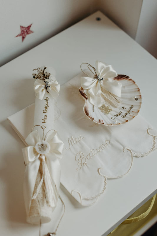 Conjunto de Batizado pérola