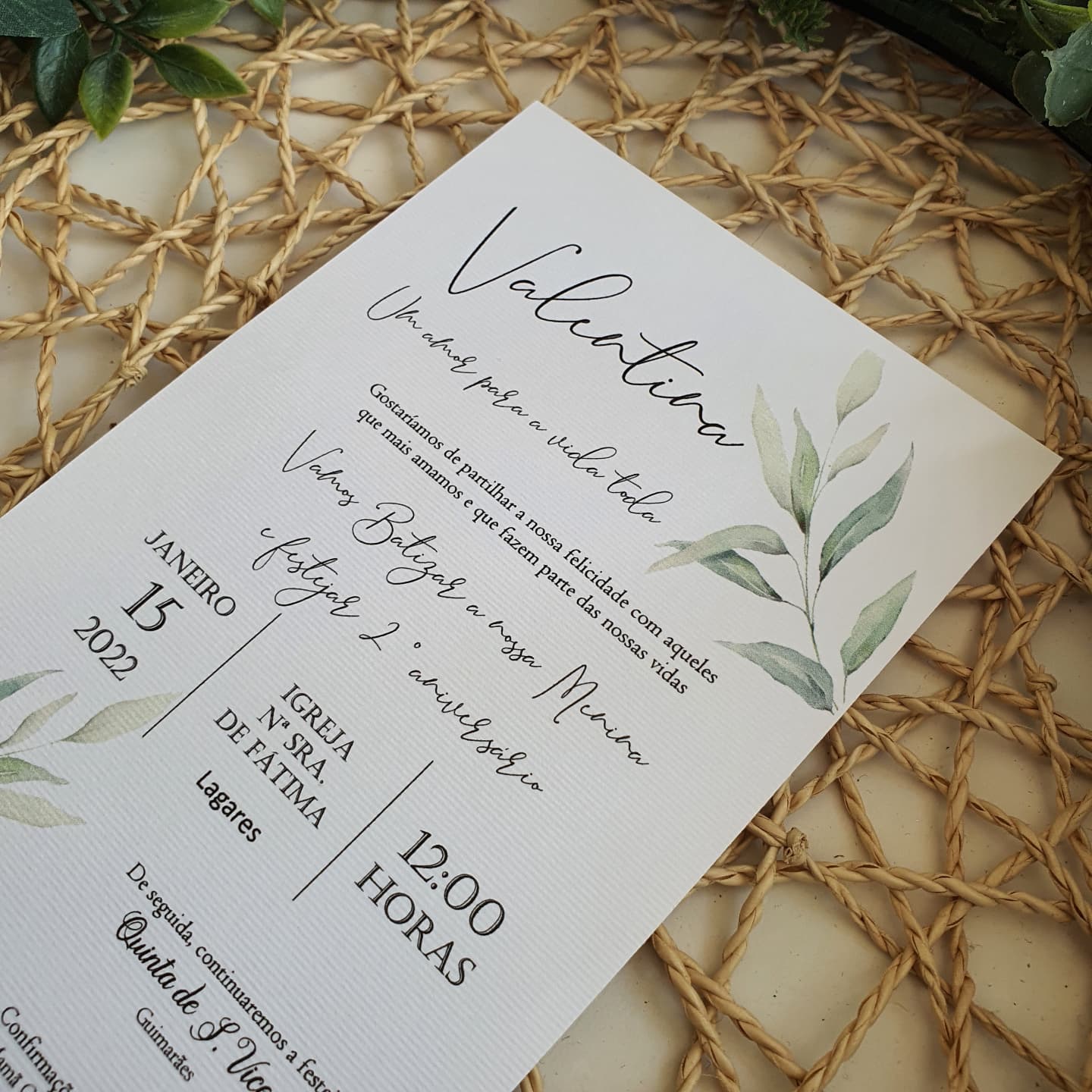 Invitation nature Valentina♡