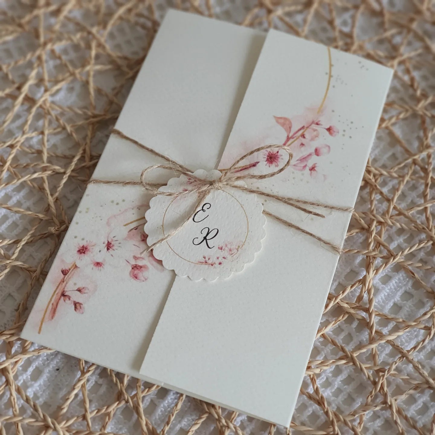 Convite floral sakura ♡