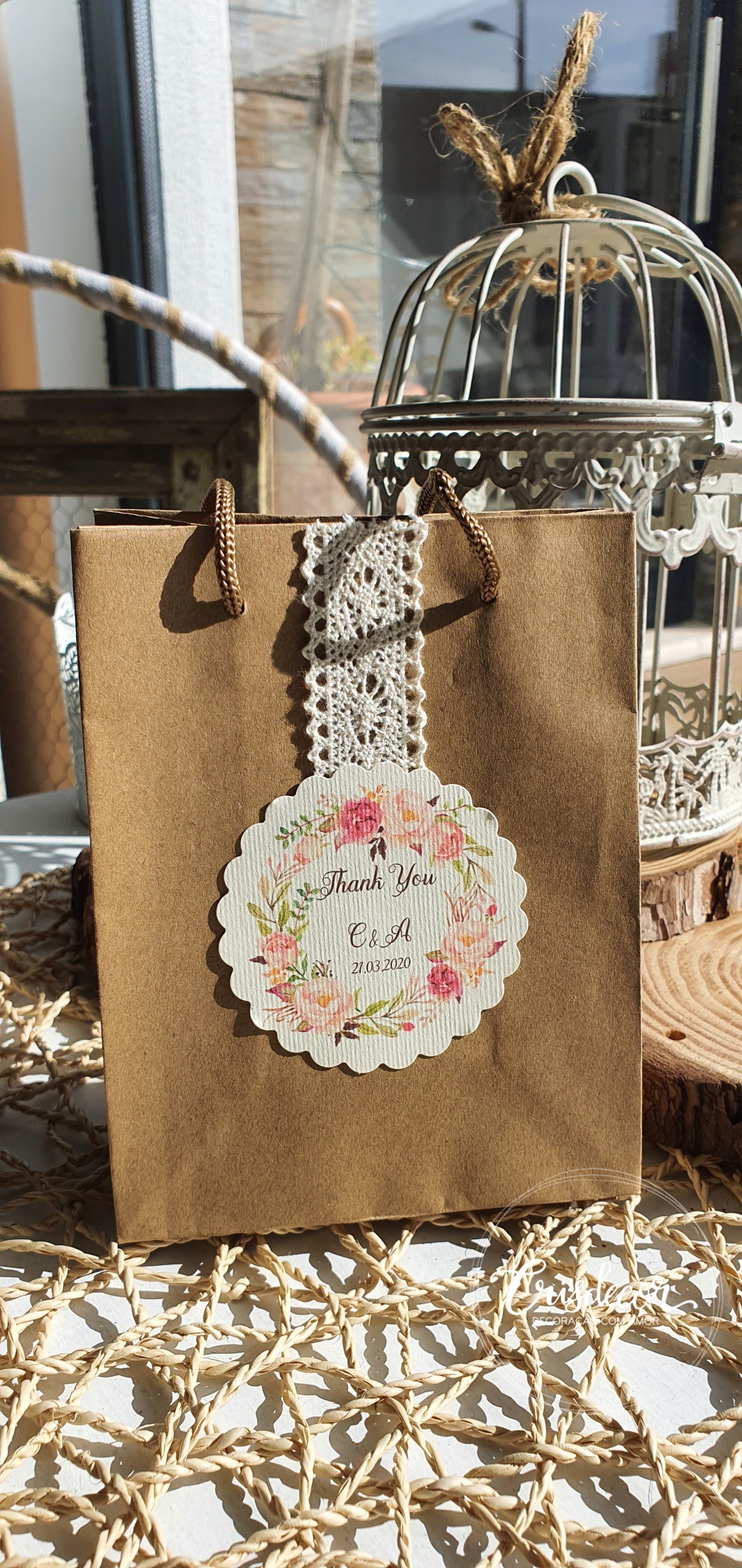 Kraft bag for souvenirs