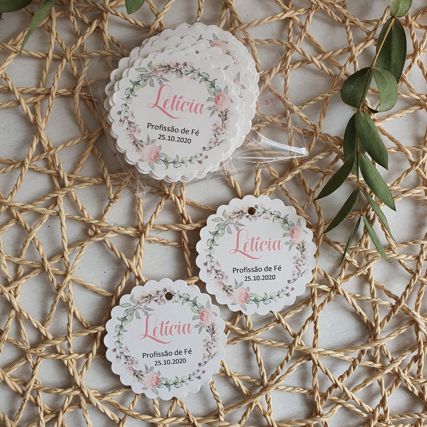 Etiquetas personalizada Love Roses