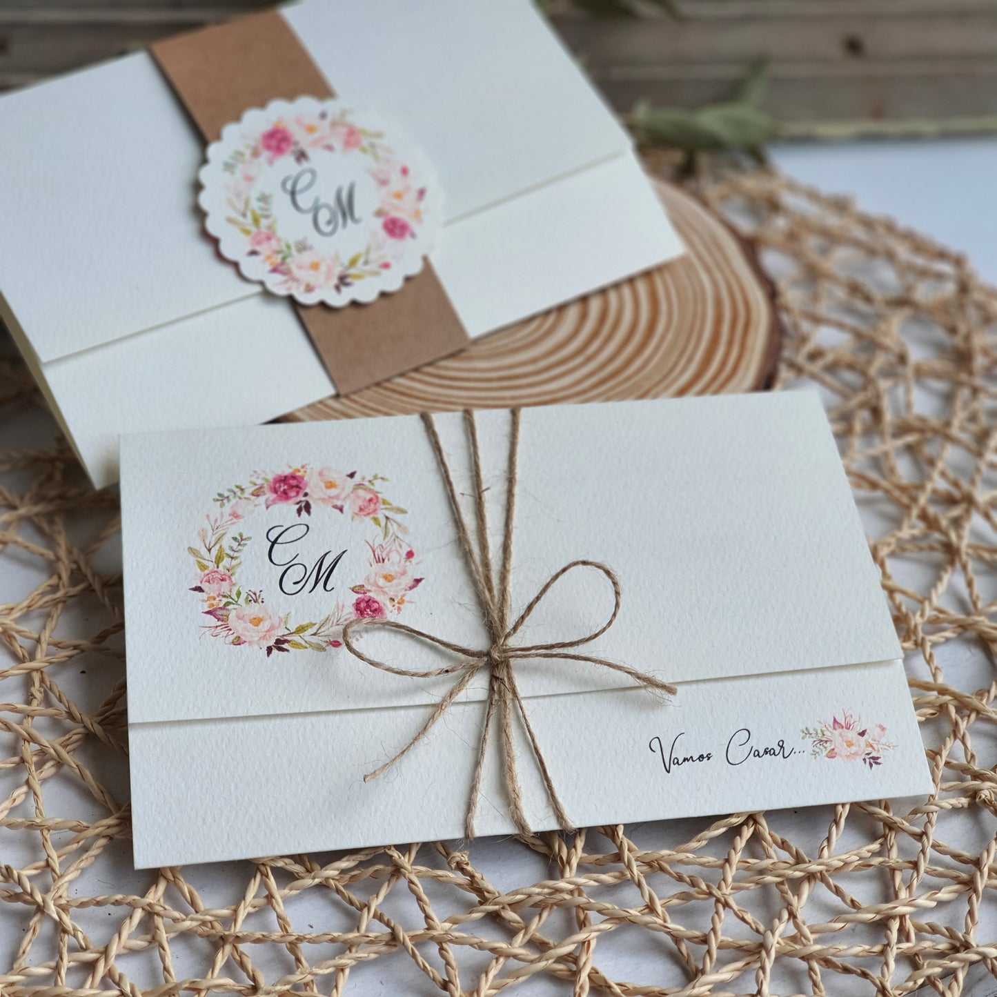 Convite floral vintage 2018