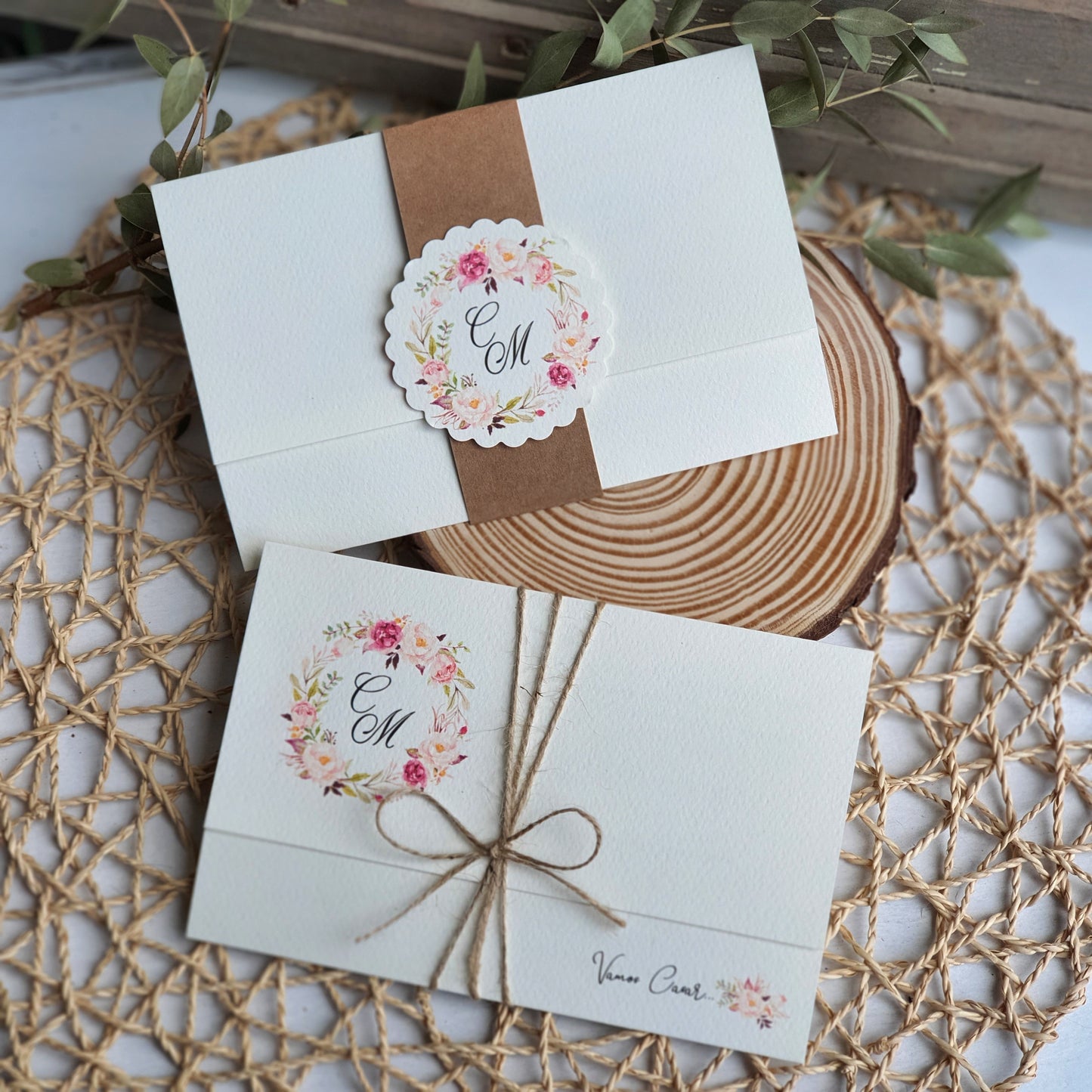 Convite floral vintage 2018