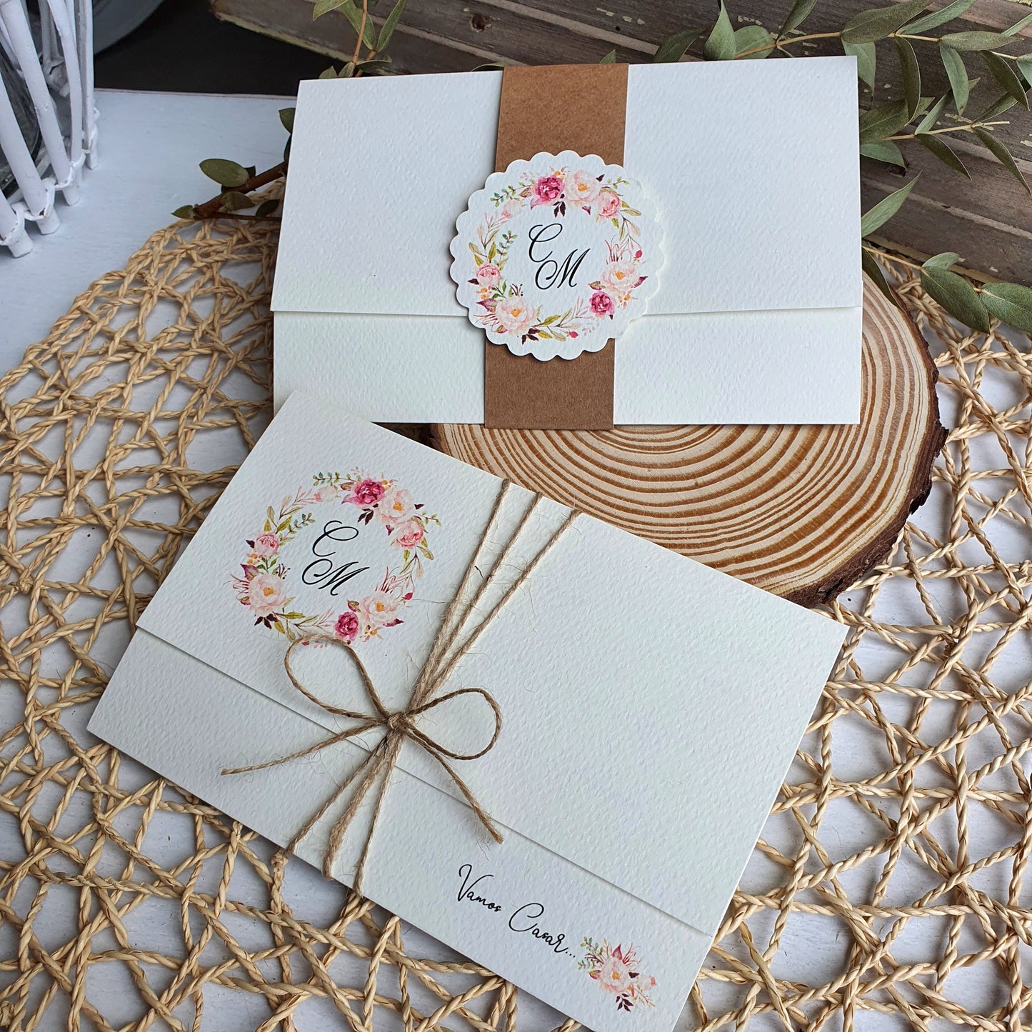 Convite floral vintage 2018