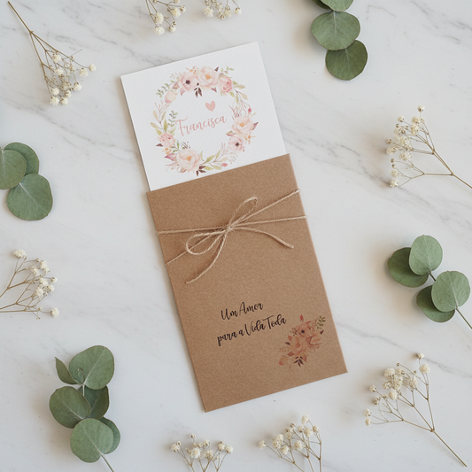 Invitation vintage douce Francisca