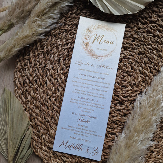 Ementa pampas and blush