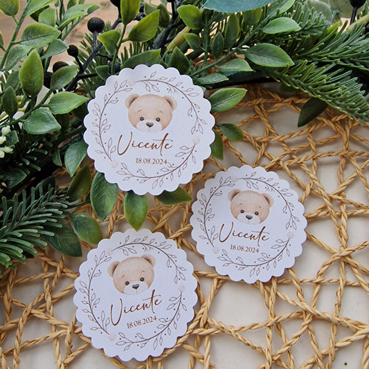 Love Roses with Girl Favor Tags