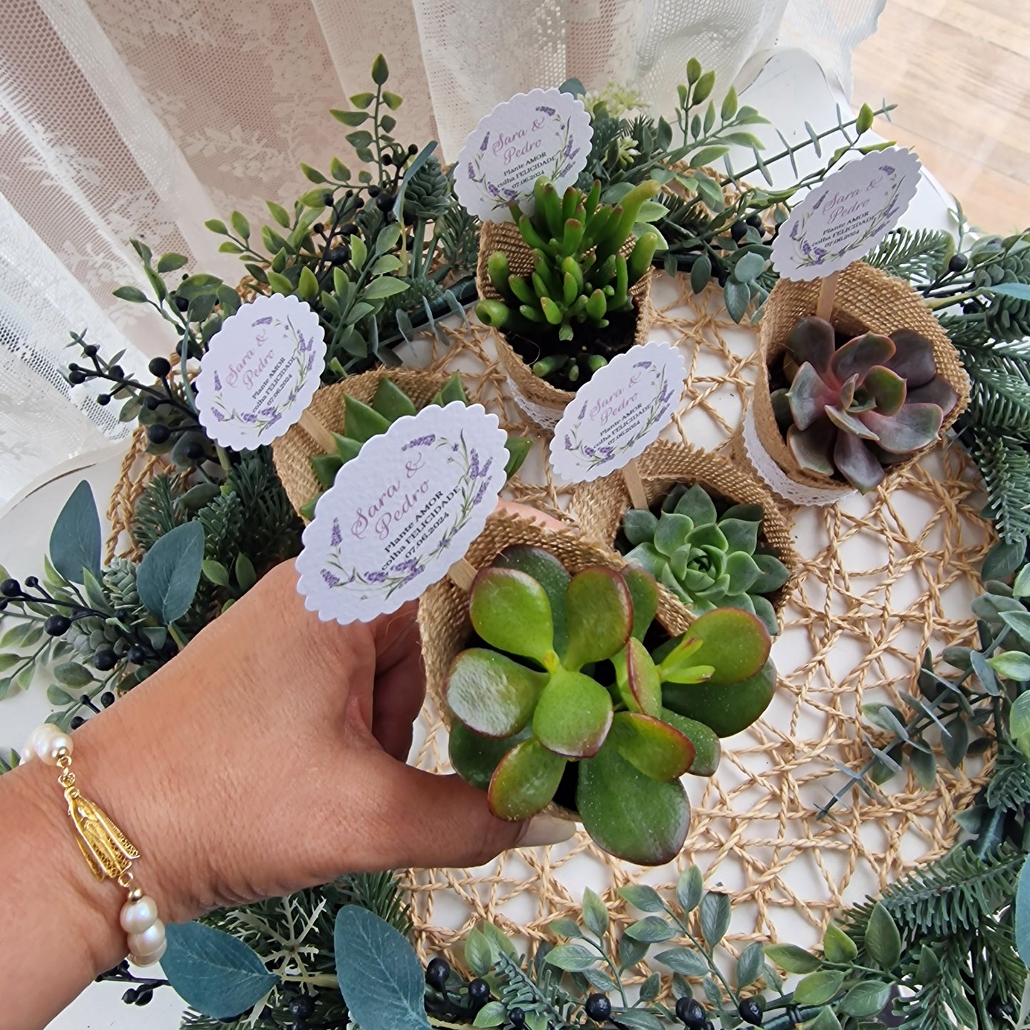 Pot succulent rustique