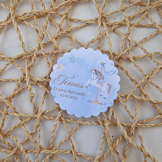 Love Roses with Girl Favor Tags