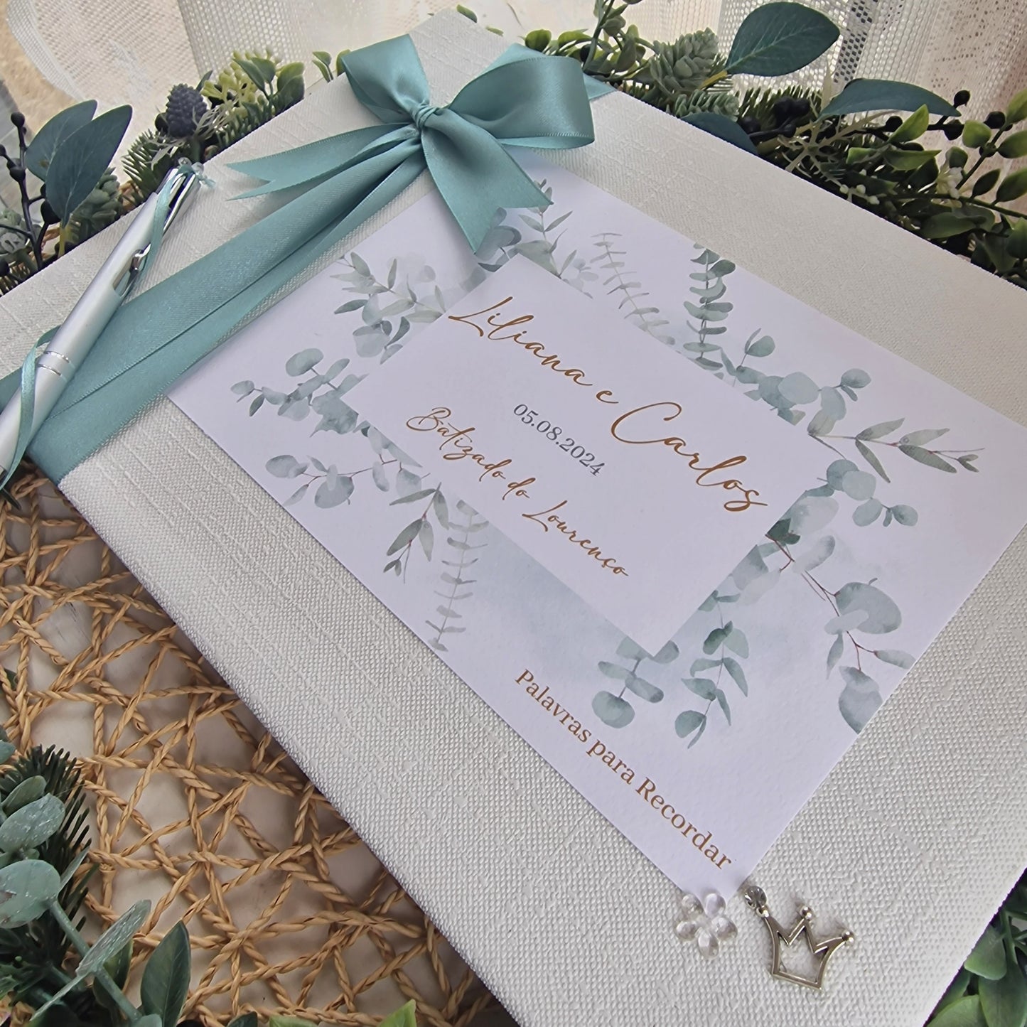 Livro de Honra verde sage
