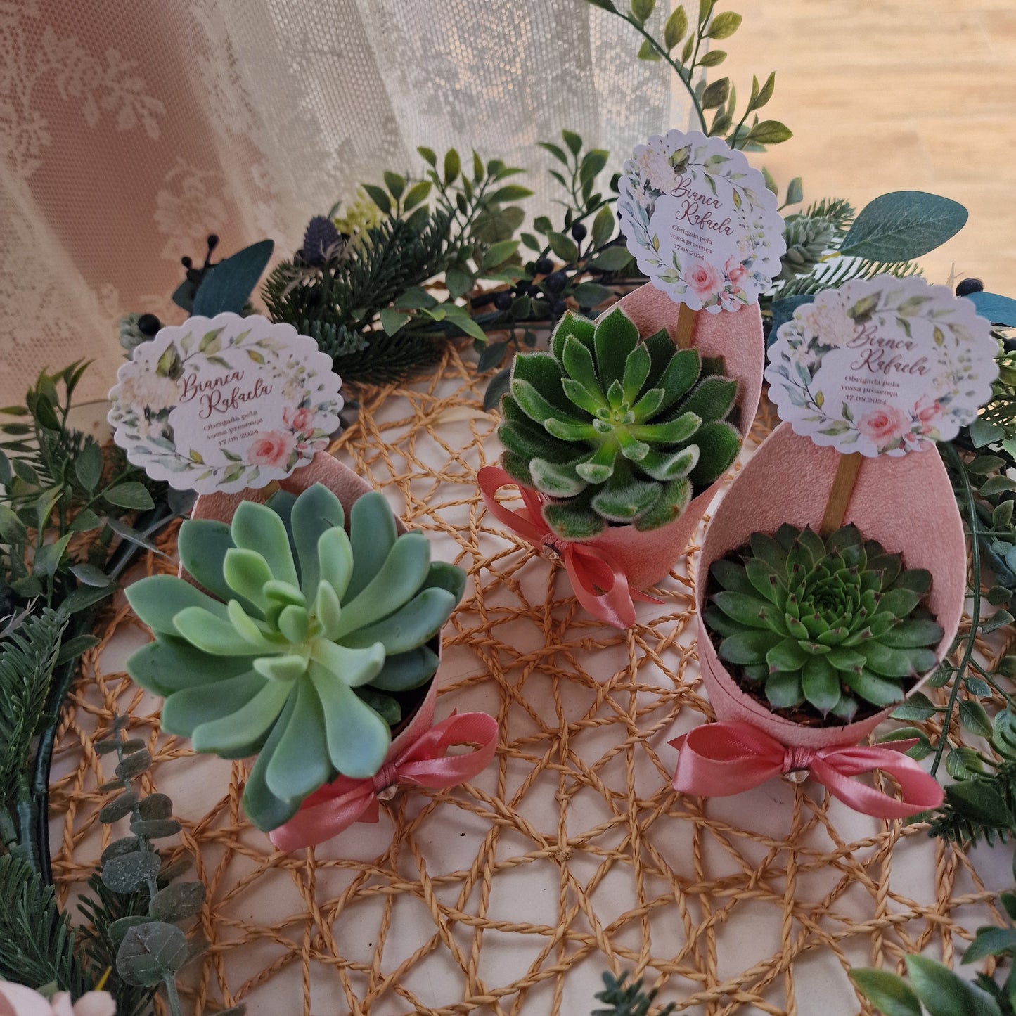 Barbara's succulent flower pots