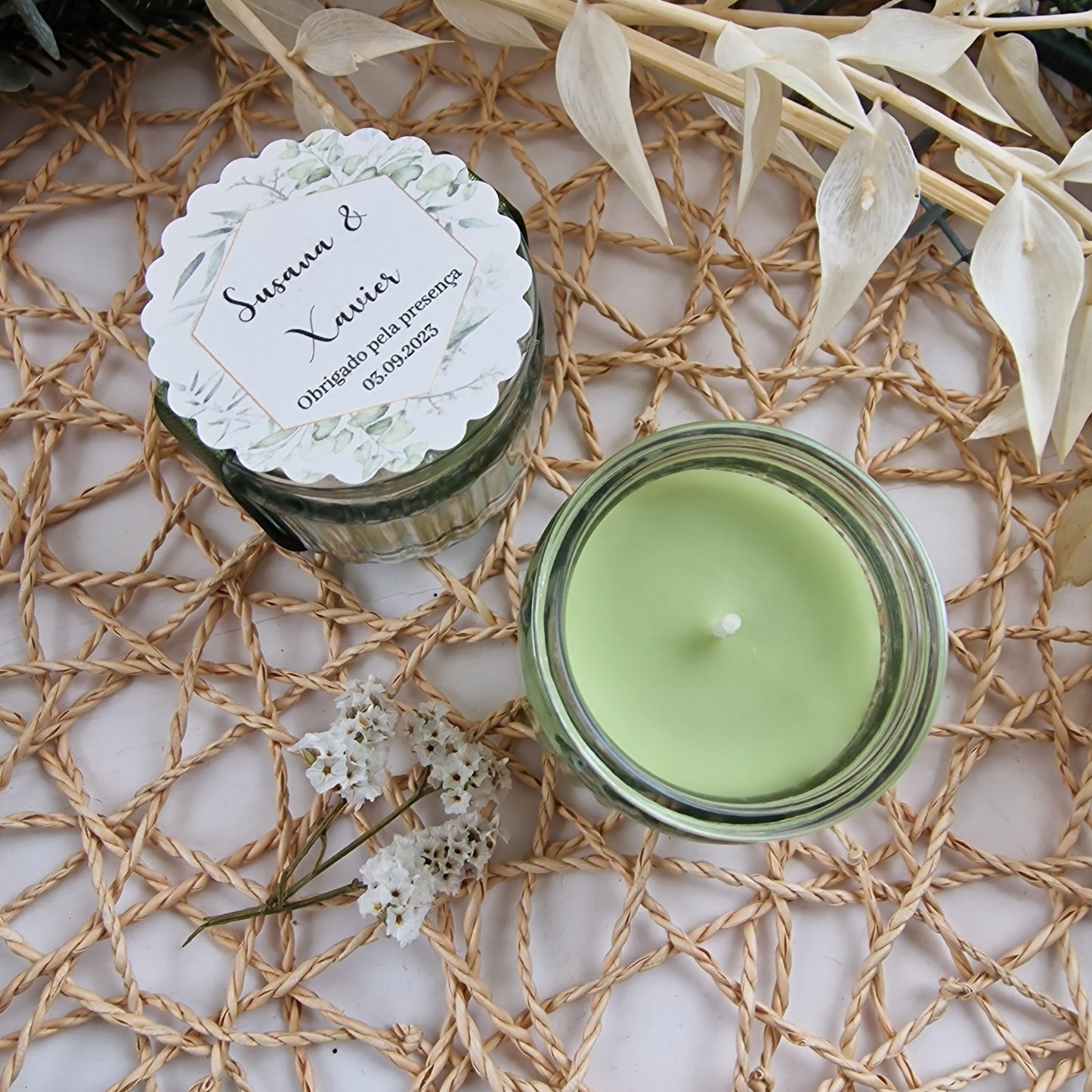 Vela perfumada verdes KN