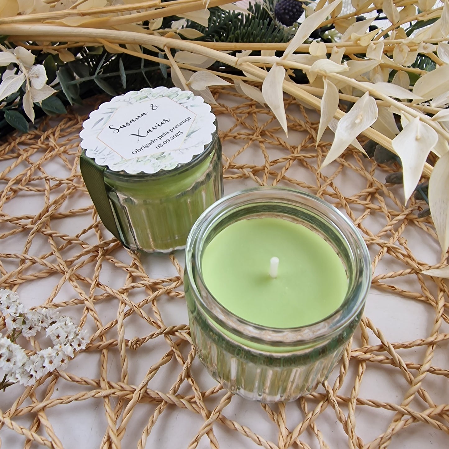 Vela perfumada verdes KN