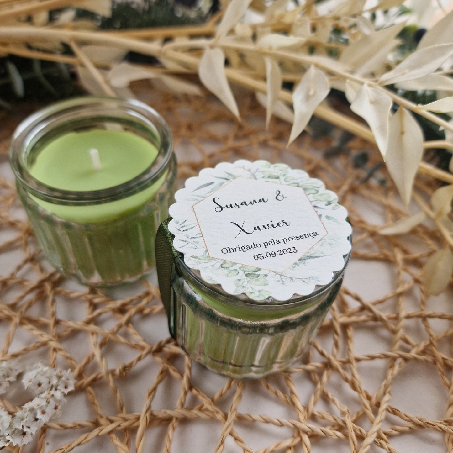 Vela perfumada verdes KN