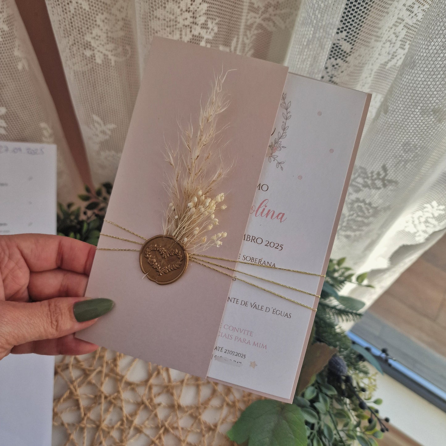 Convite Luxo XL da Maria Carolina