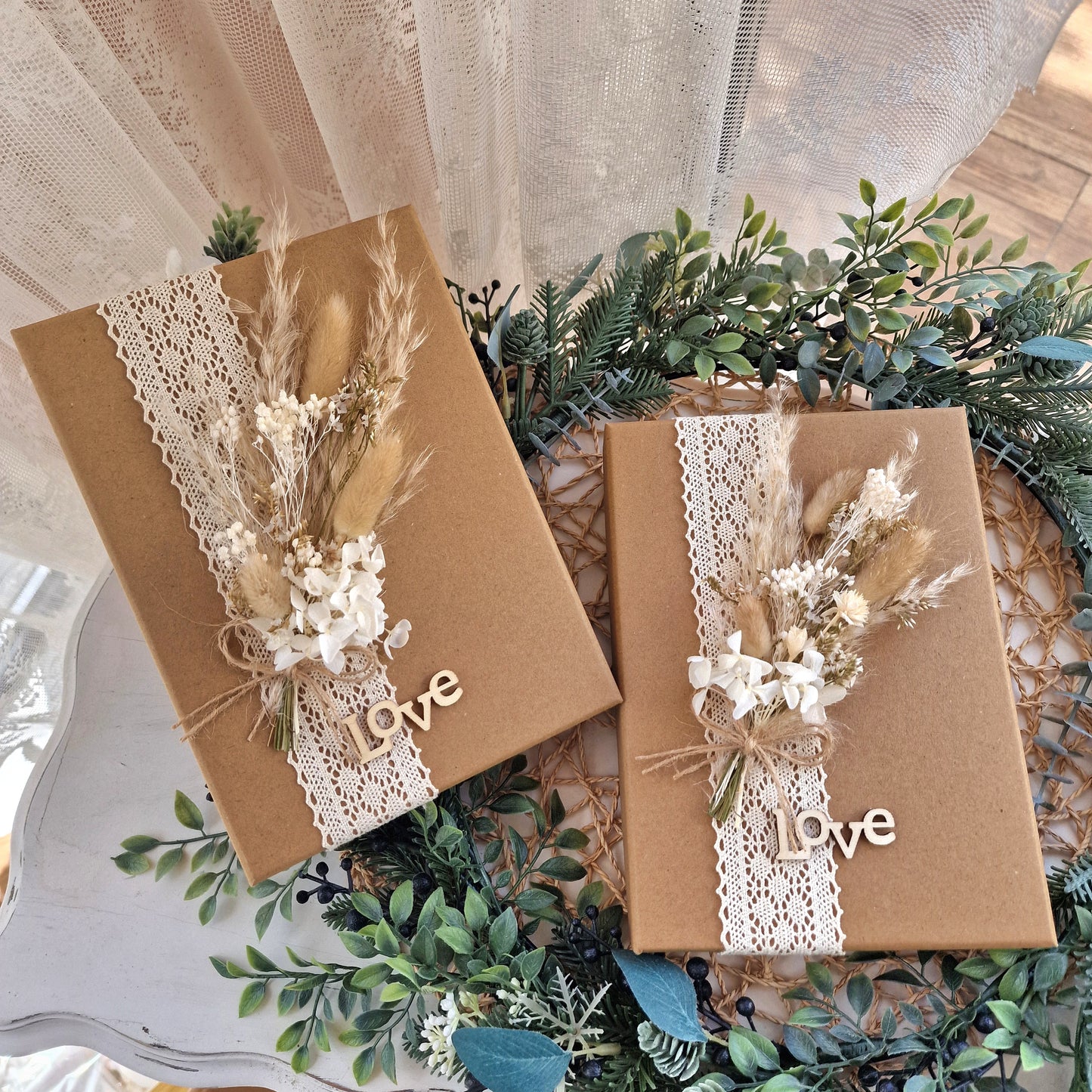 Caixa dedicatória padrinhos laser gold