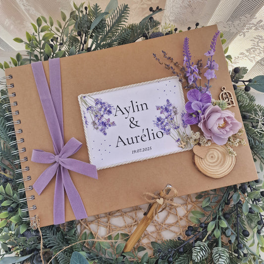 Livro de Honra lavanda