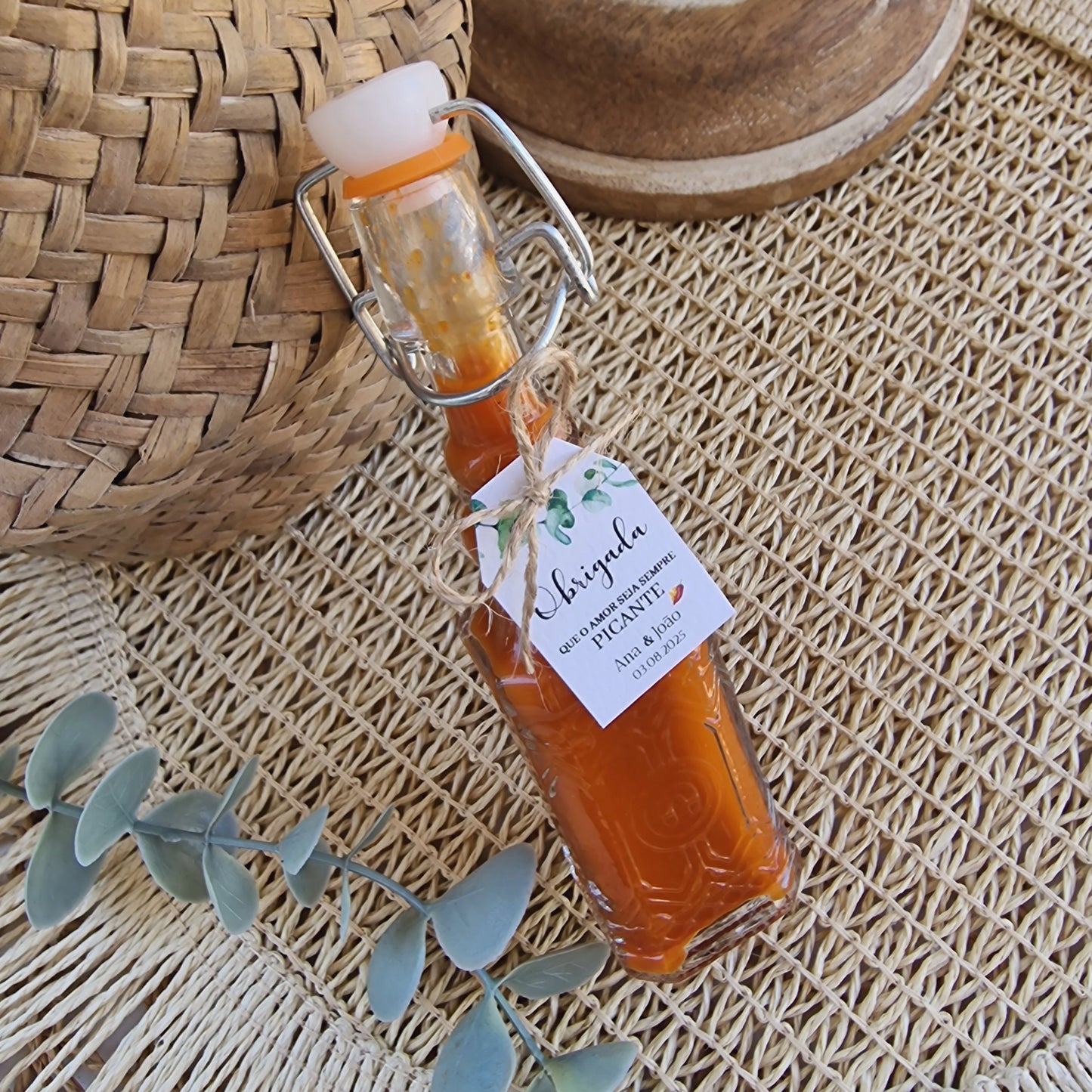 Garrafinha artesanal de picante