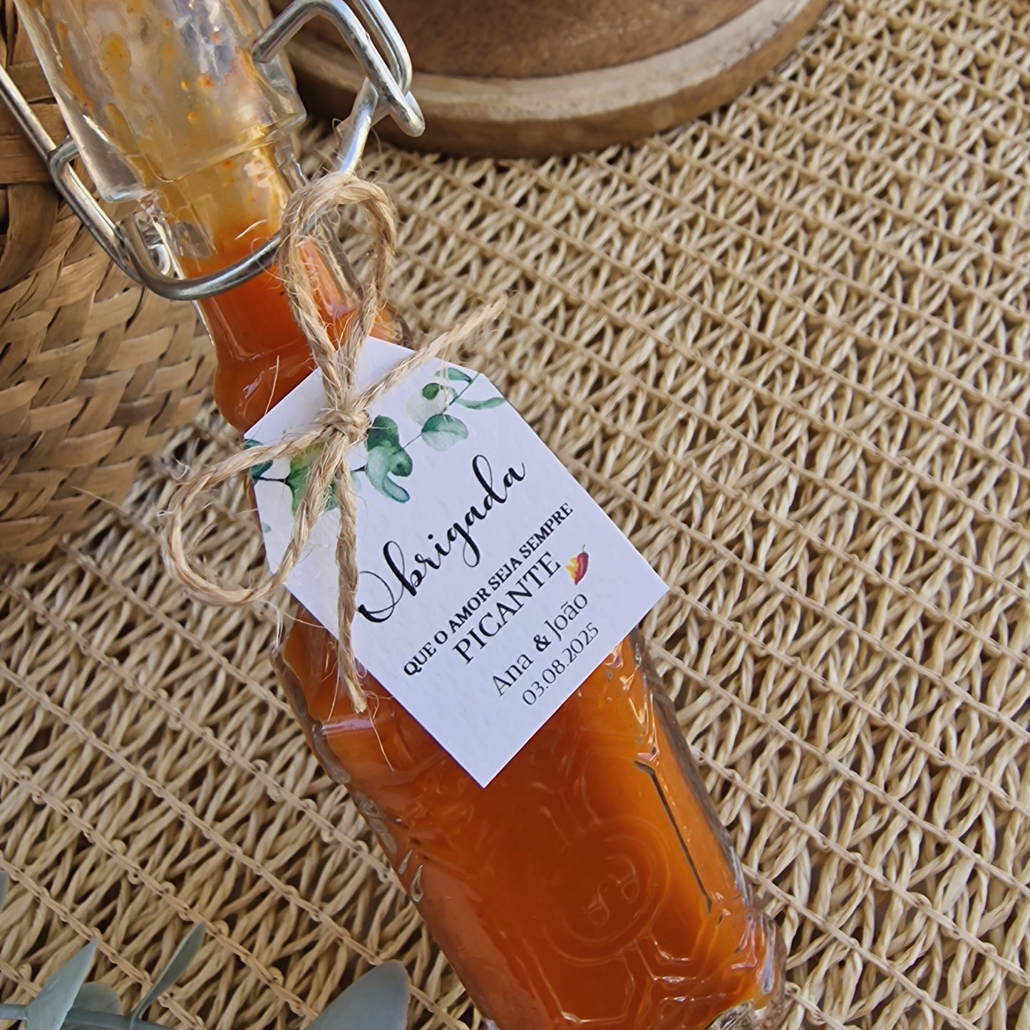 Garrafinha artesanal de picante