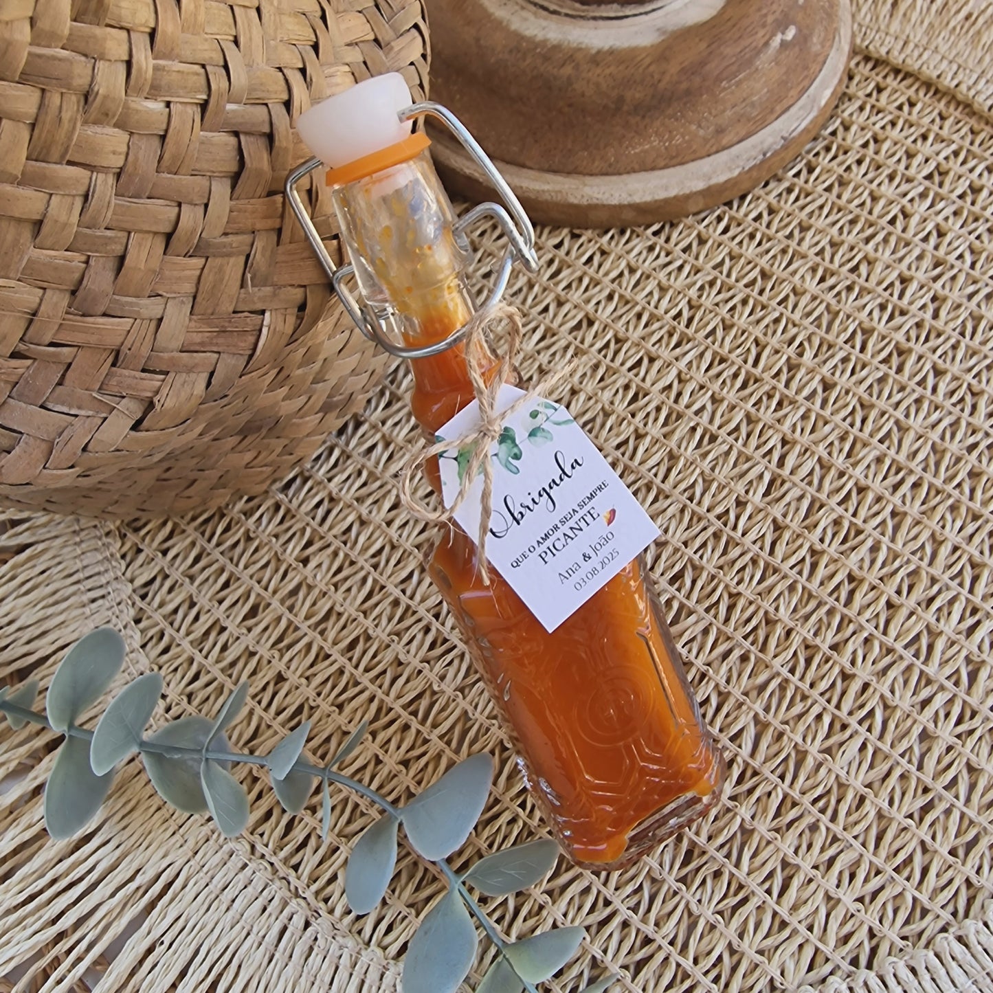 Garrafinha artesanal de picante
